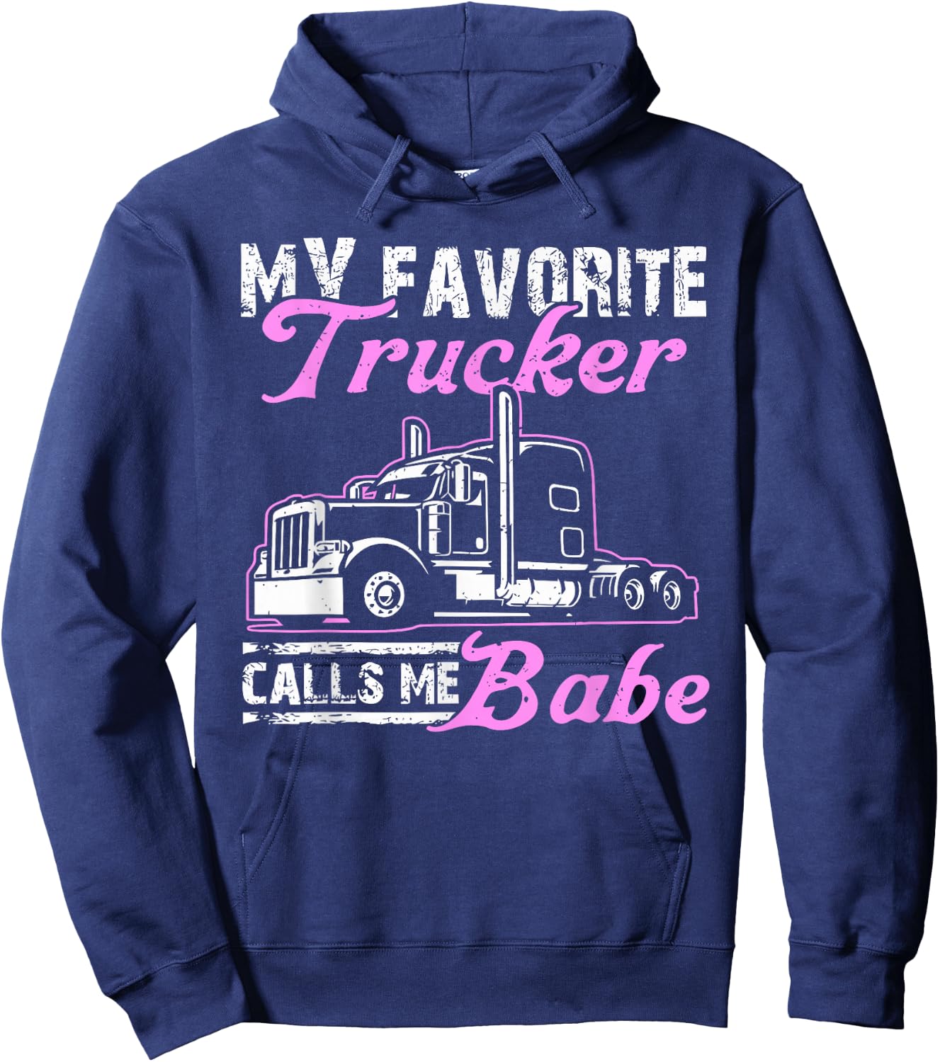 Funny Design Hoodie - Hoodie | Navy