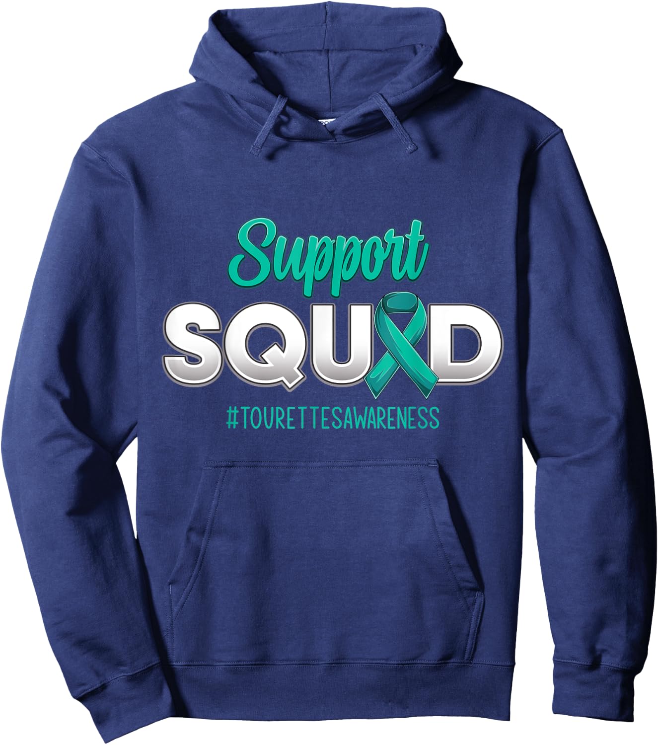Support Squad Tourette Awareness Fighting Women Hoodie - Hoodie | Navy