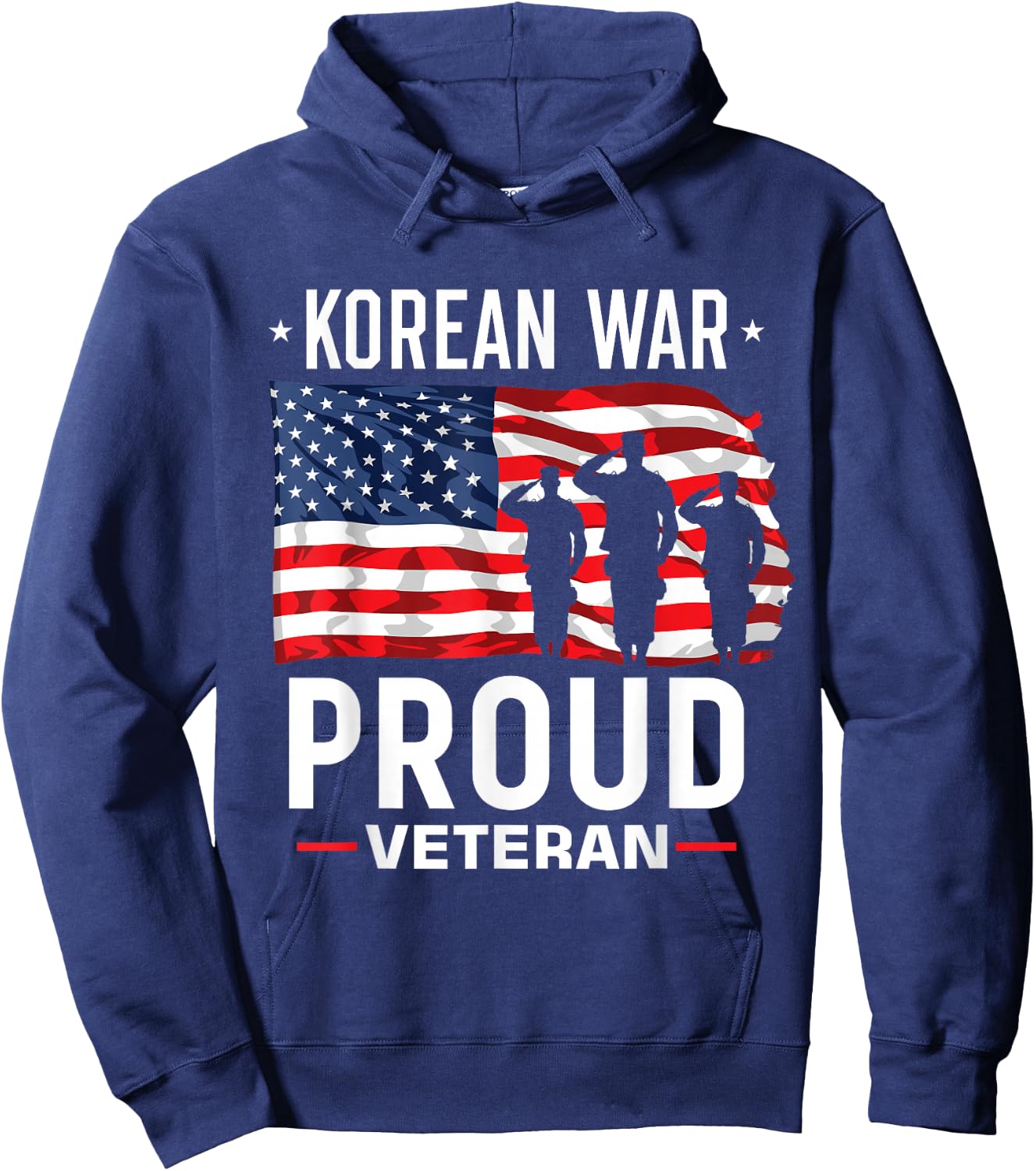 Korean War Veteran Hoodie - Hoodie | Navy