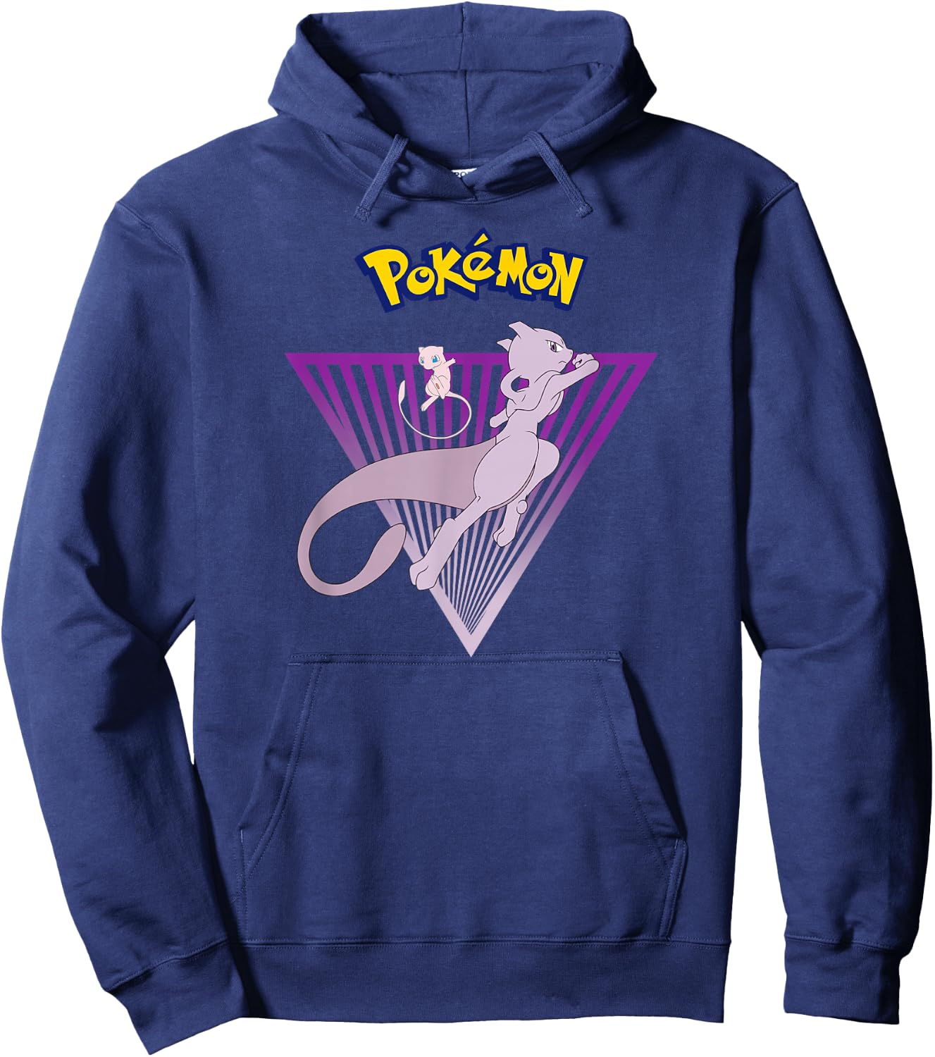 Pokemon Mewtwo and Mew Hoodie - Hoodie | Navy