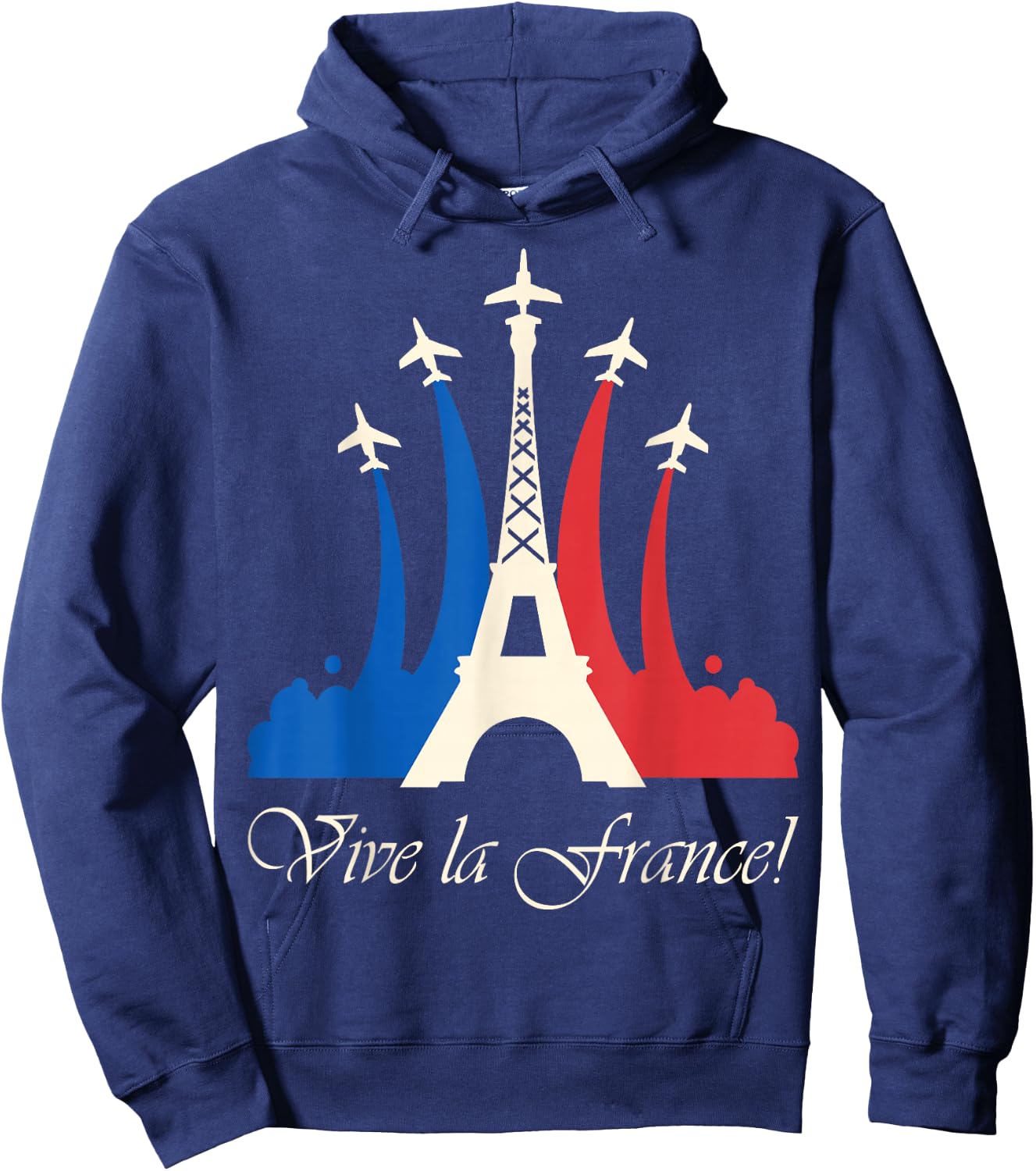 France Bastille Day National Day Hoodie - Hoodie | Navy