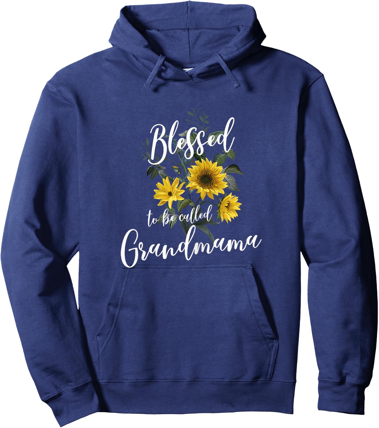 Blessed To Be Called Grandmama Sunflower Hoodie - Hoodie | Navy