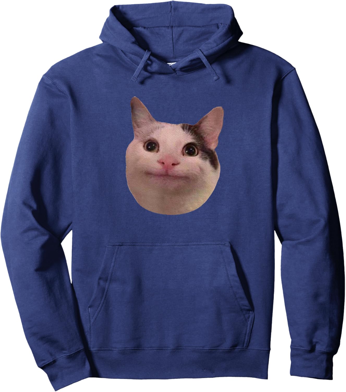 Polite Cat - MEME Men Women Girls Kids Hoodie - Hoodie | Navy