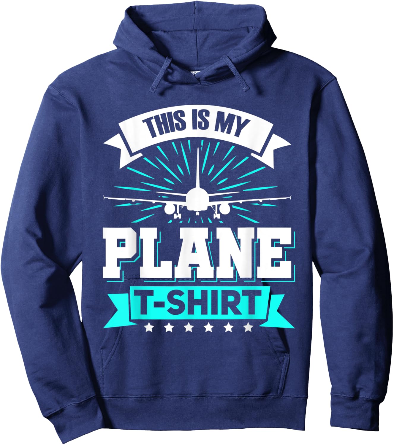 This Is My Plane Airplane Pilot Aviation Lover Hoodie - Hoodie | Navy