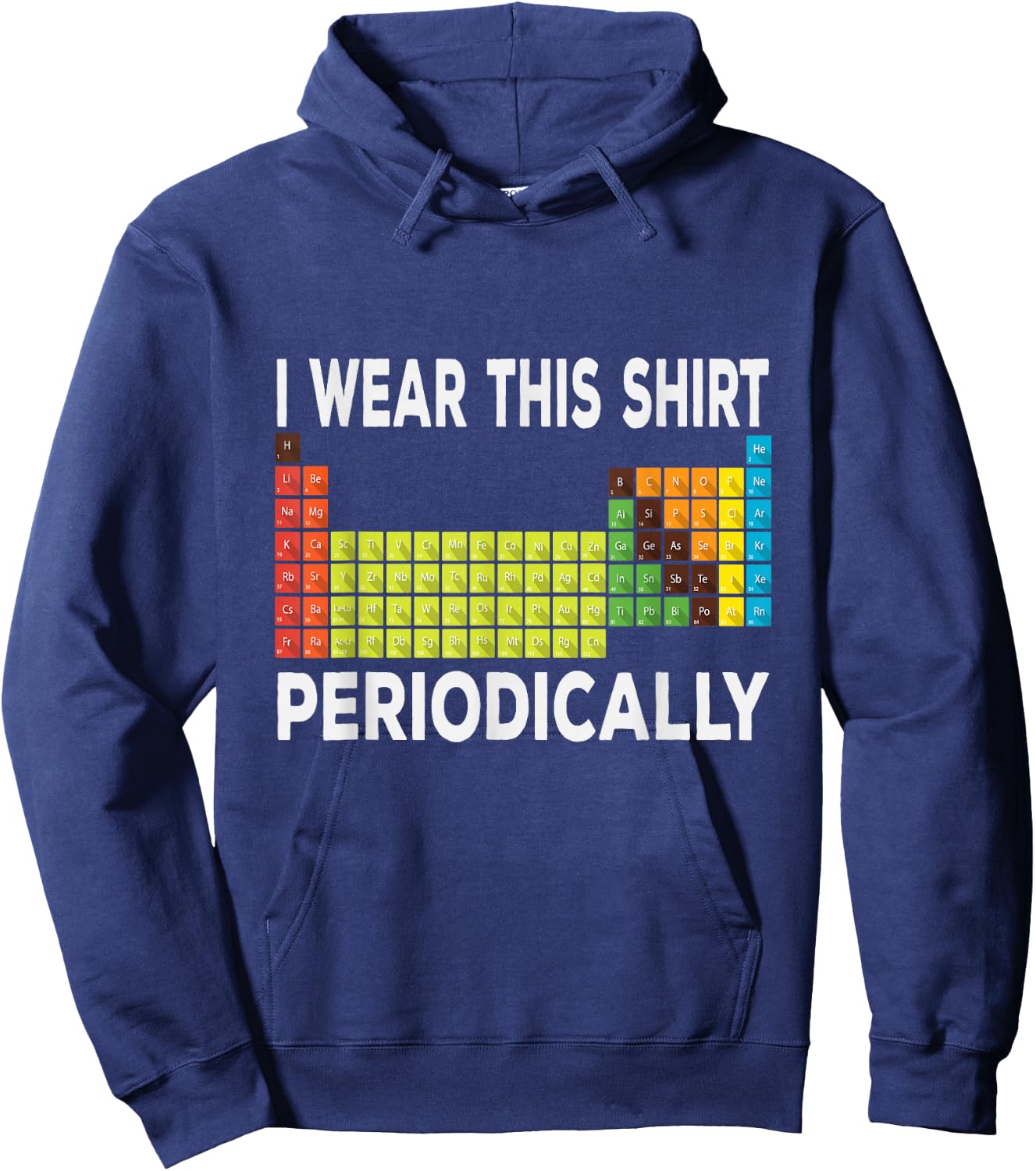 I wear this top occasionally chemistry Hoodie - Hoodie | Navy