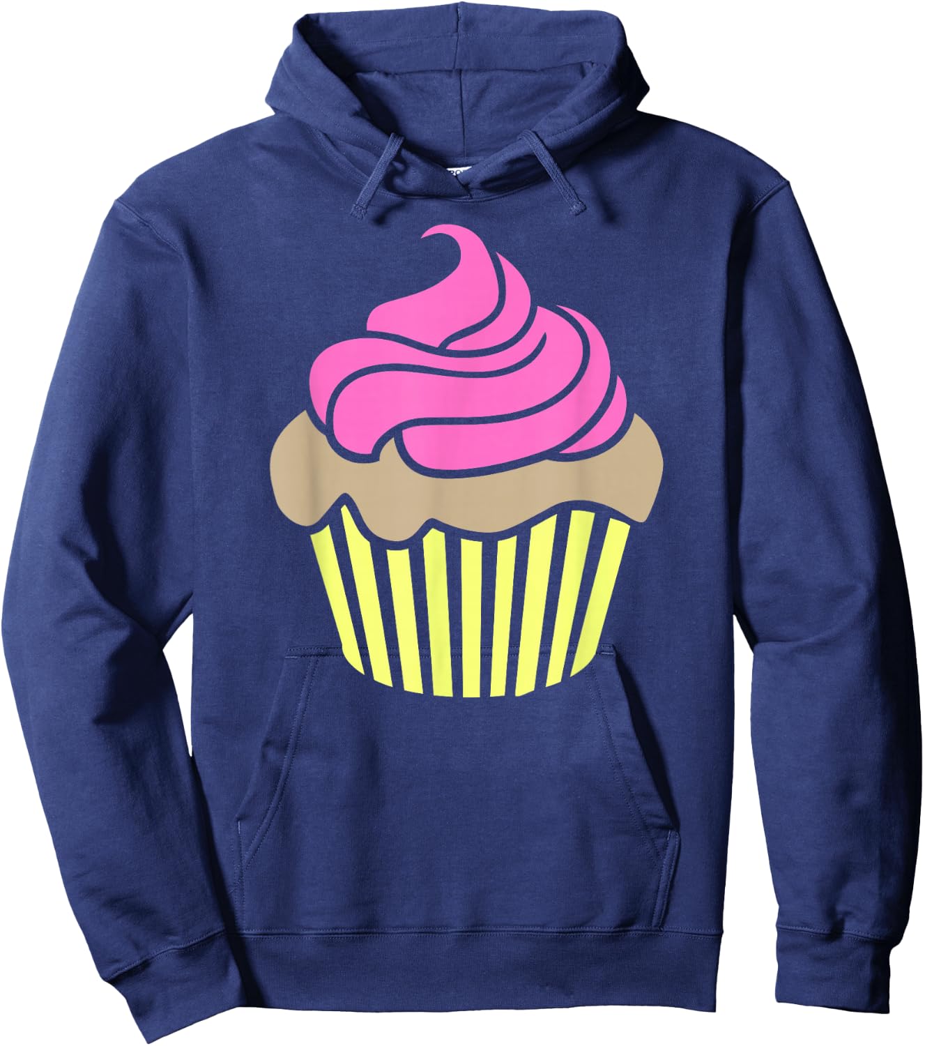 Cupcake pink frosting Hoodie - Hoodie | Navy