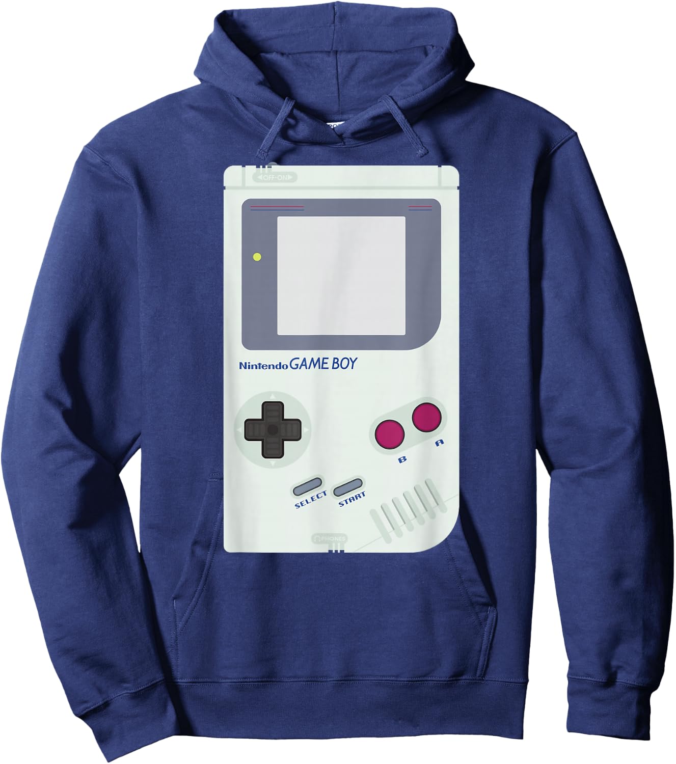 Nintendo Game Boy Handheld Console Graphic Hoodie - Hoodie | Navy