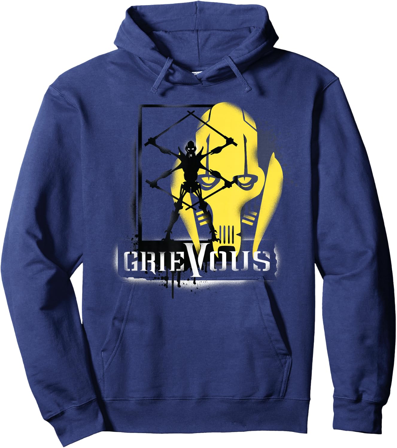 Star Wars Revenge of the Sith Grievous Collage Hoodie - Hoodie | Navy