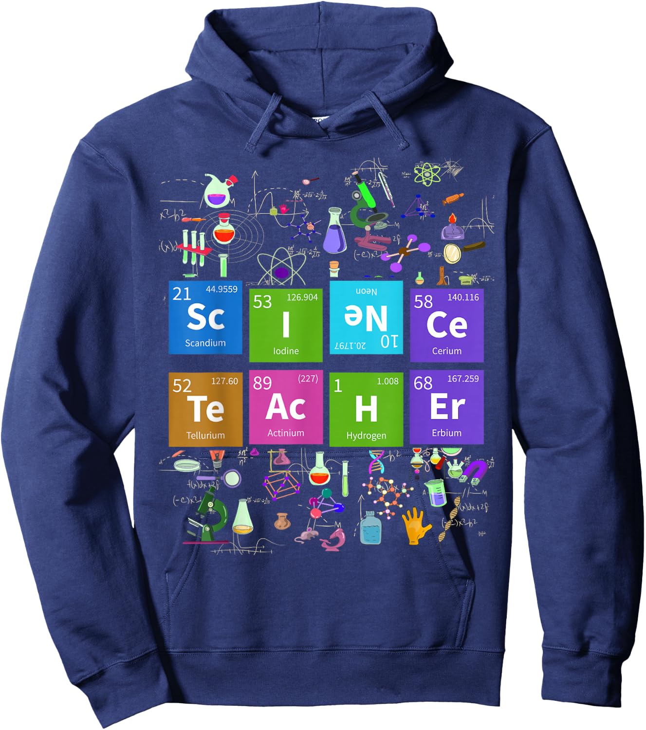Chemist Nerd Science Teacher Gift Chemistry Hoodie - Hoodie | Navy