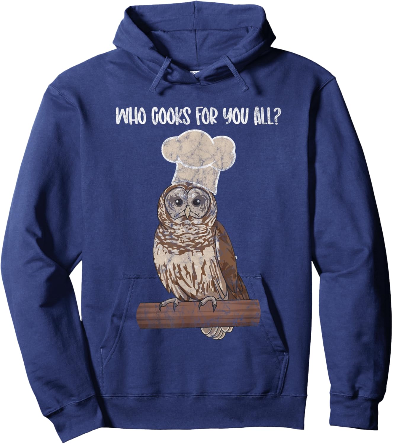 Who Cooks For You All owl lovers Hoodie - Hoodie | Navy