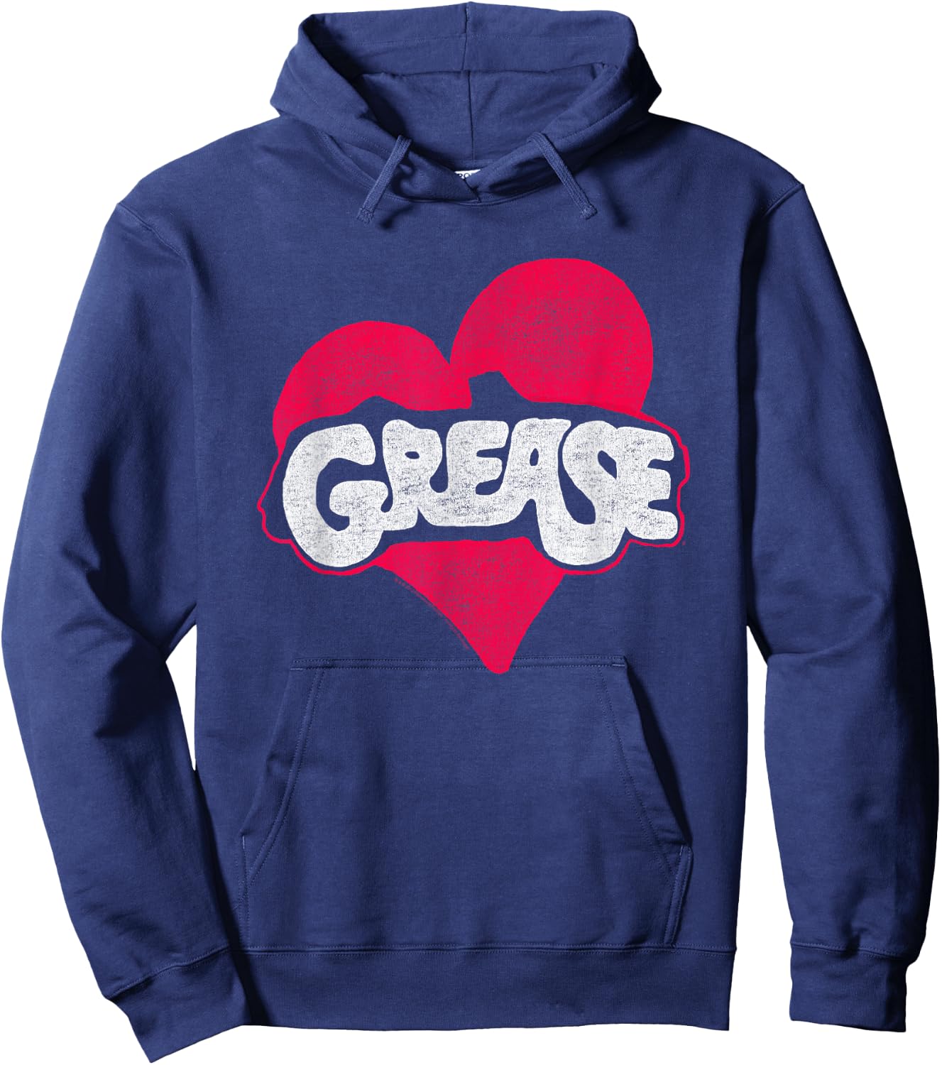 Grease Heart Hoodie - Hoodie | Navy