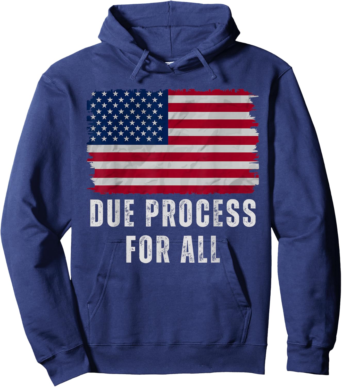 Due Process For All Protest Hoodie - Hoodie | Navy