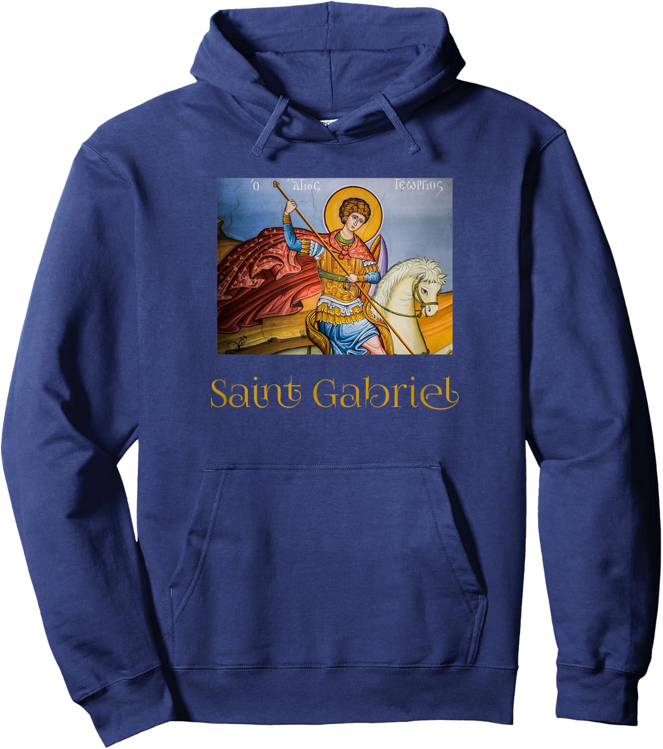 Gabriel the Archangel Saint Gabriel Hoodie - Hoodie | Navy