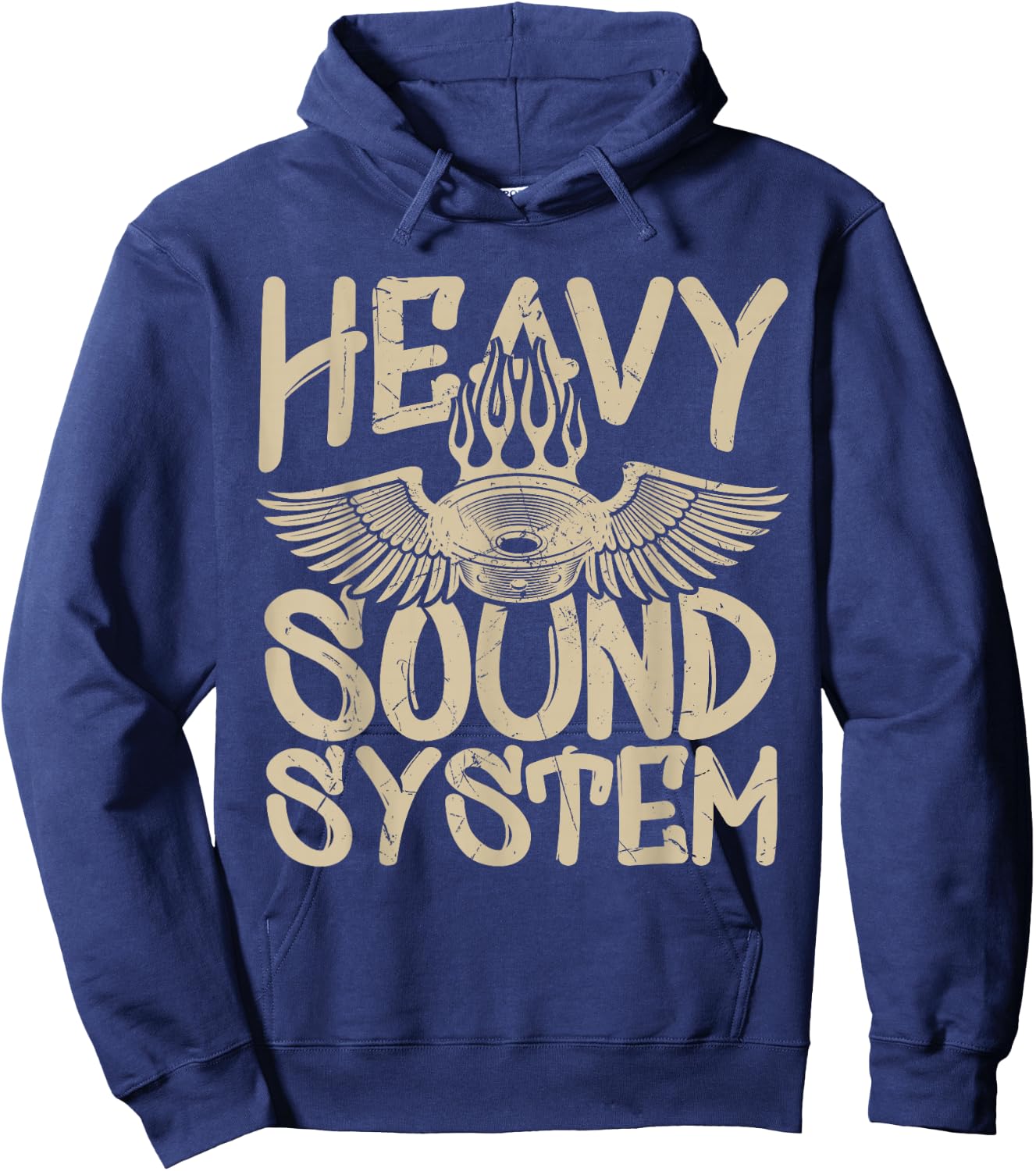 Cool Heavy Sound System Bass Speaker Car Tuners Hoodie - Hoodie | Navy