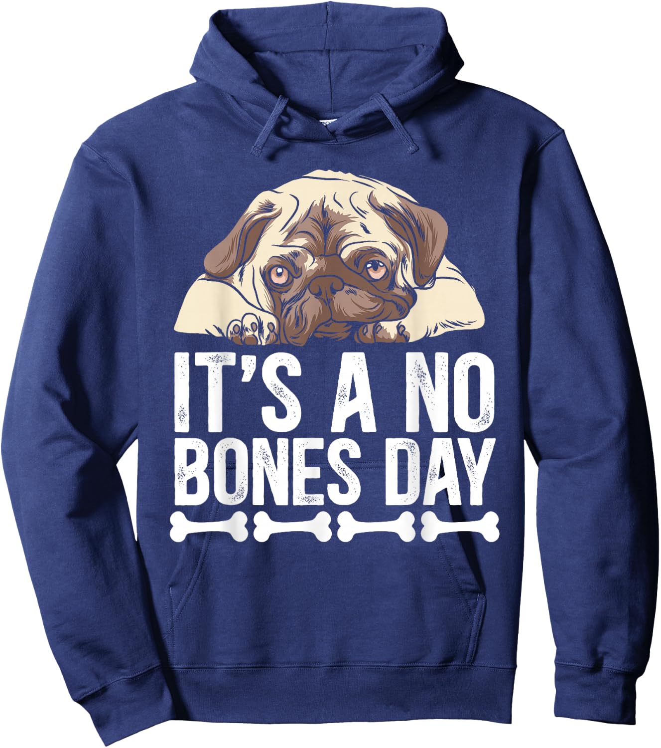 No Bones Day Hoodie - Hoodie | Navy
