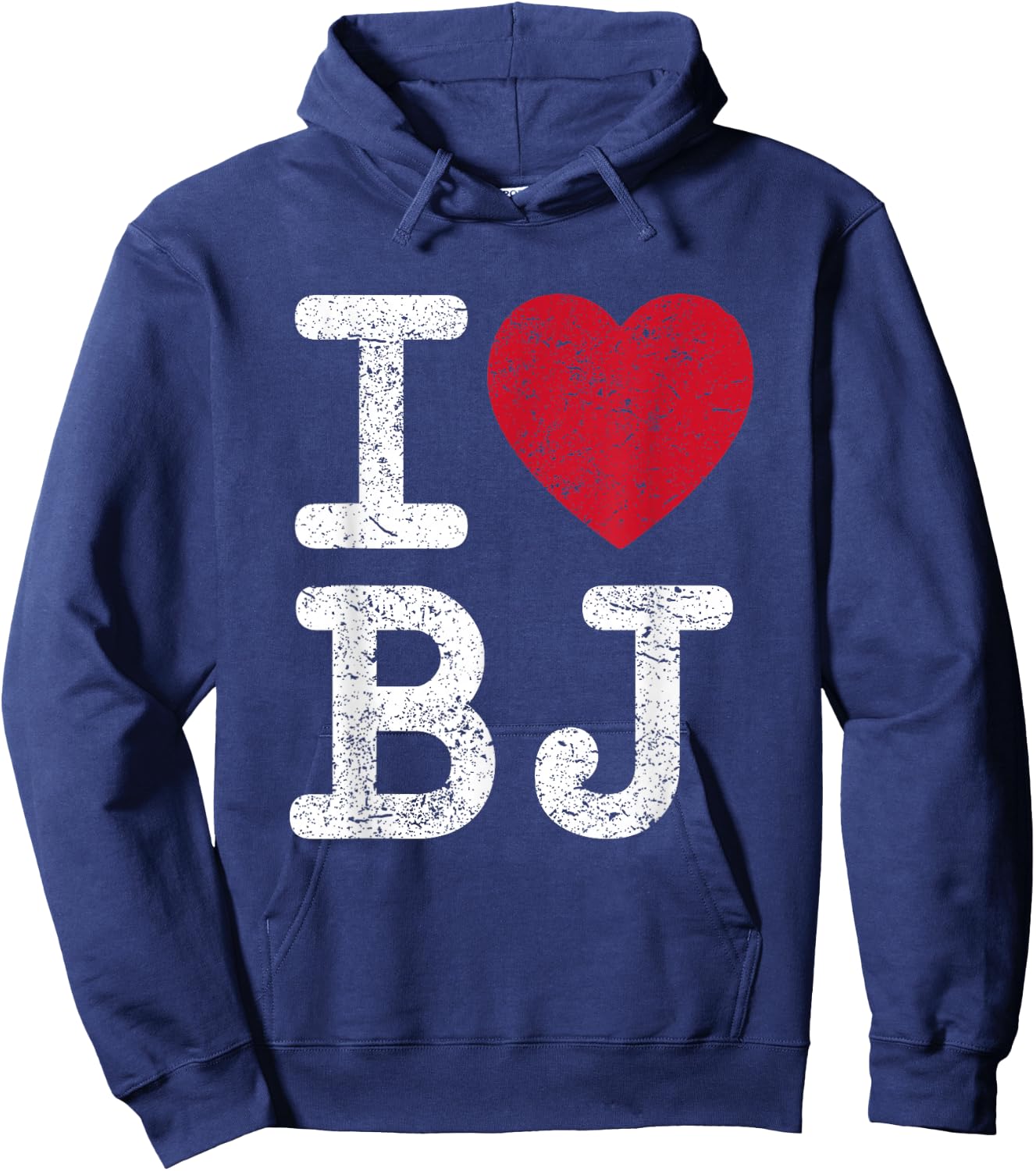 I love BJ Beijing China BJ Hoodie - Hoodie | Navy