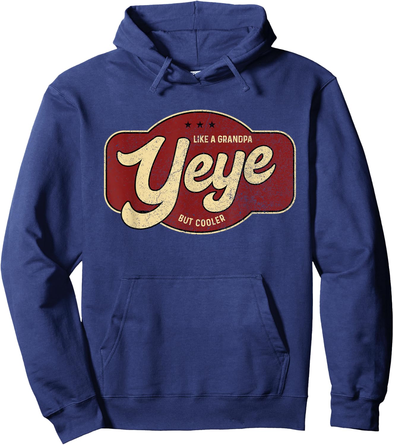 Vintage Yeye Like a Grandpa but Cooler Hoodie - Hoodie | Navy