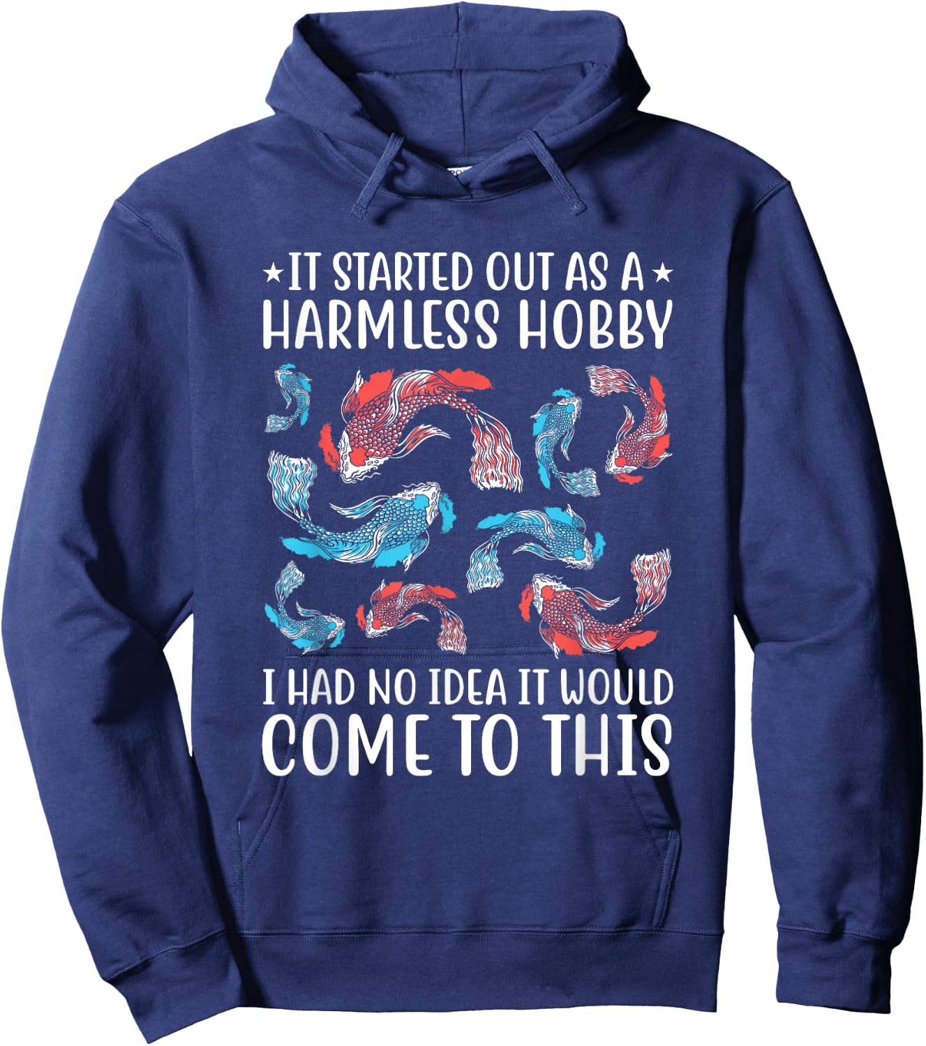 Funny Koi Fish Breeder Quote Hoodie - Hoodie | Navy