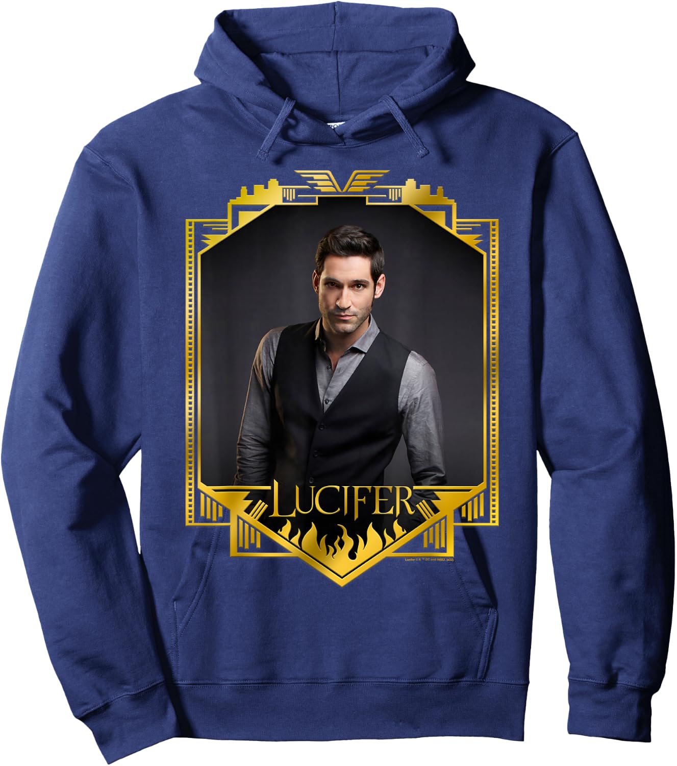 Lucifer Morningstar, The Devil Himself Hoodie - Hoodie | Navy