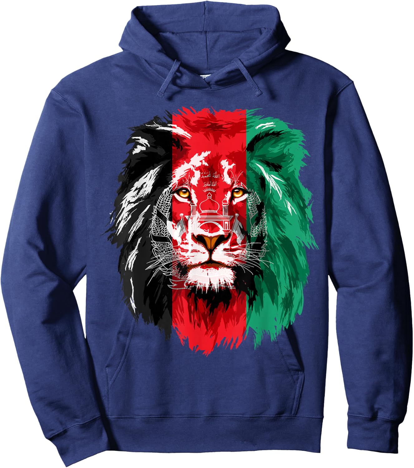 Afghanistan Flag Lion Free Afghanistan Hoodie - Hoodie | Navy