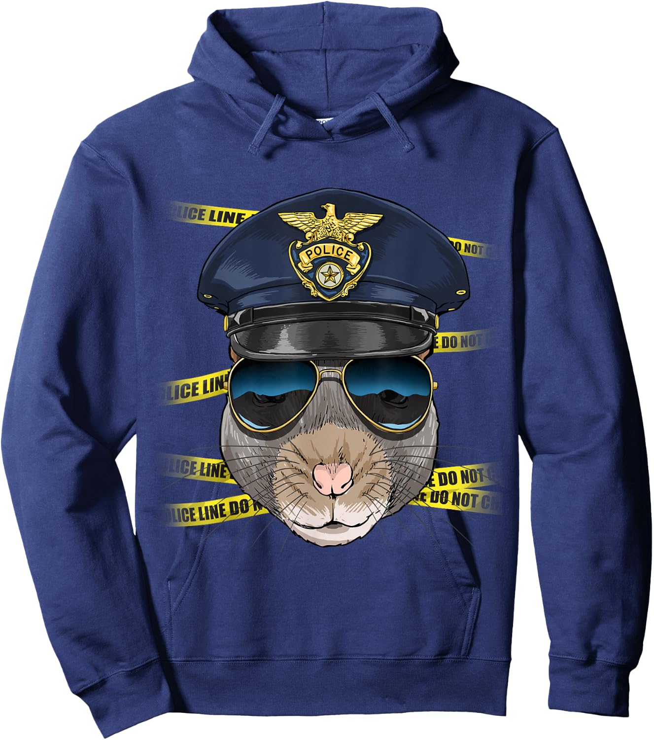 Rat Police Mouse Rat Rodent Lover Hoodie - Hoodie | Navy