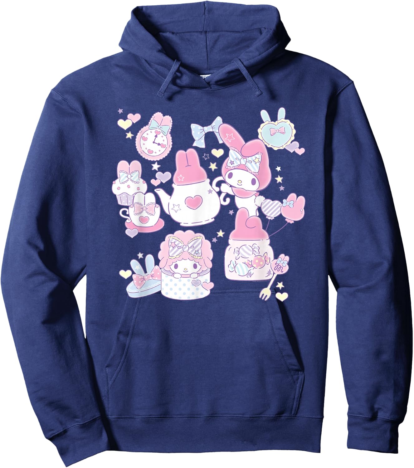 My Melody Tea Party with Friends Shirt Hoodie - Hoodie | Navy