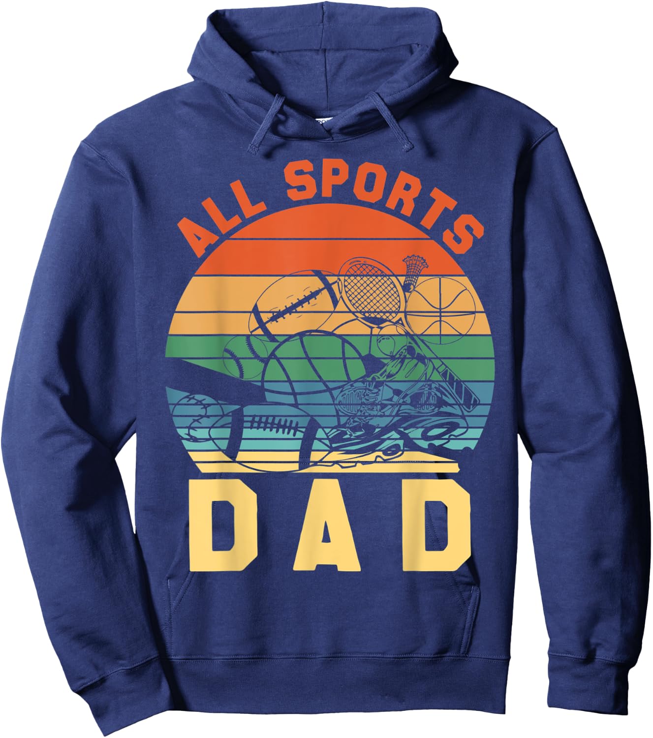 All Sports Dad Hoodie - Hoodie | Navy