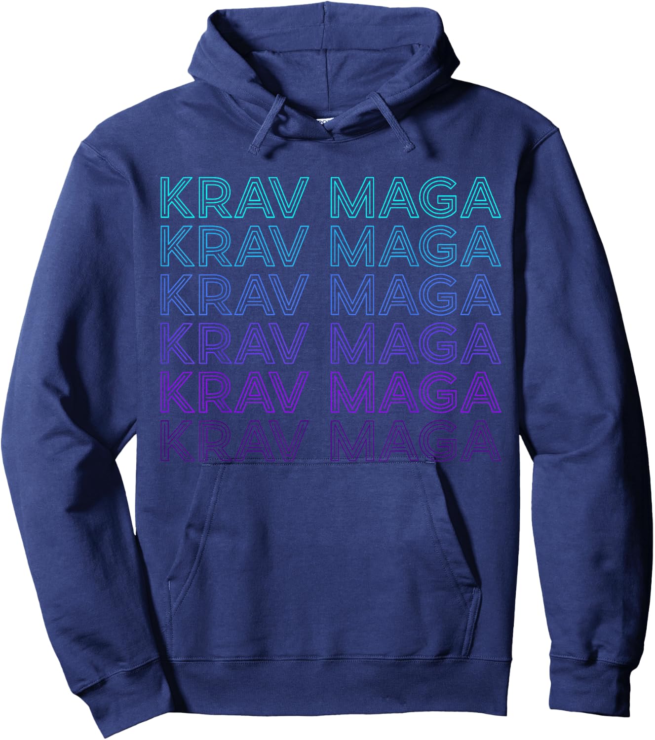 Krav Maga Retro Hoodie - Hoodie | Navy