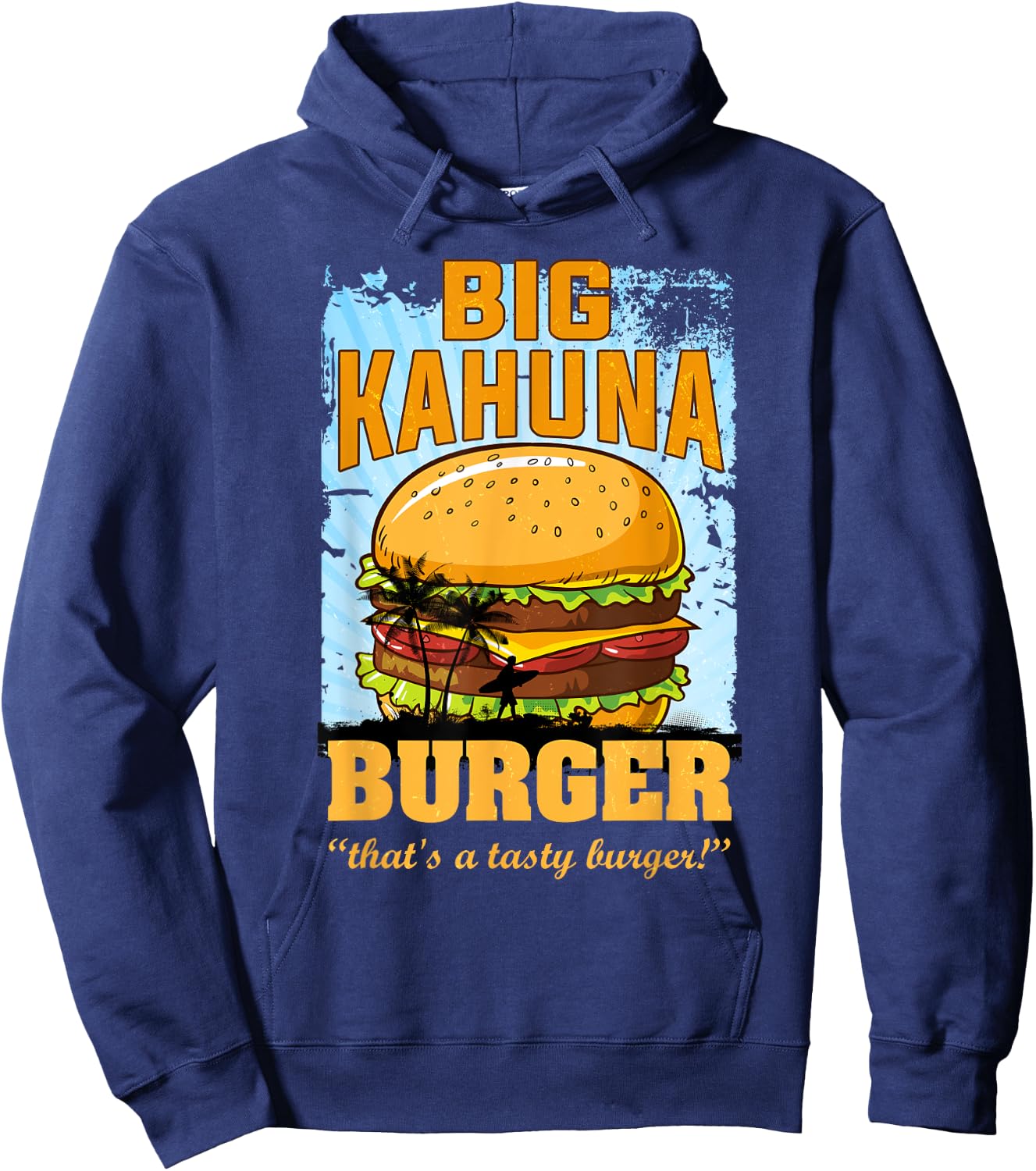 Cool Food - Hot Premium Big Kahuna Burger Hoodie - Hoodie | Navy