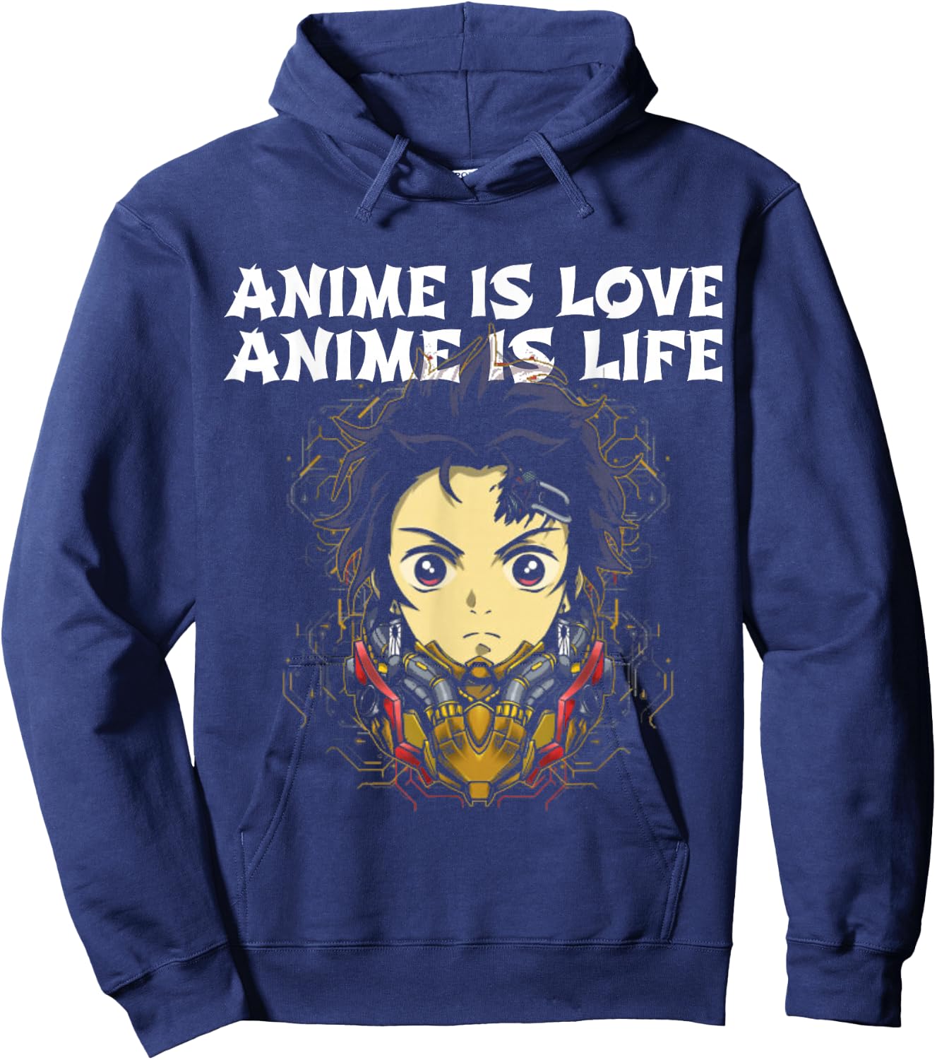 Fun and beautiful honey bee and Hoodie - Hoodie | Navy