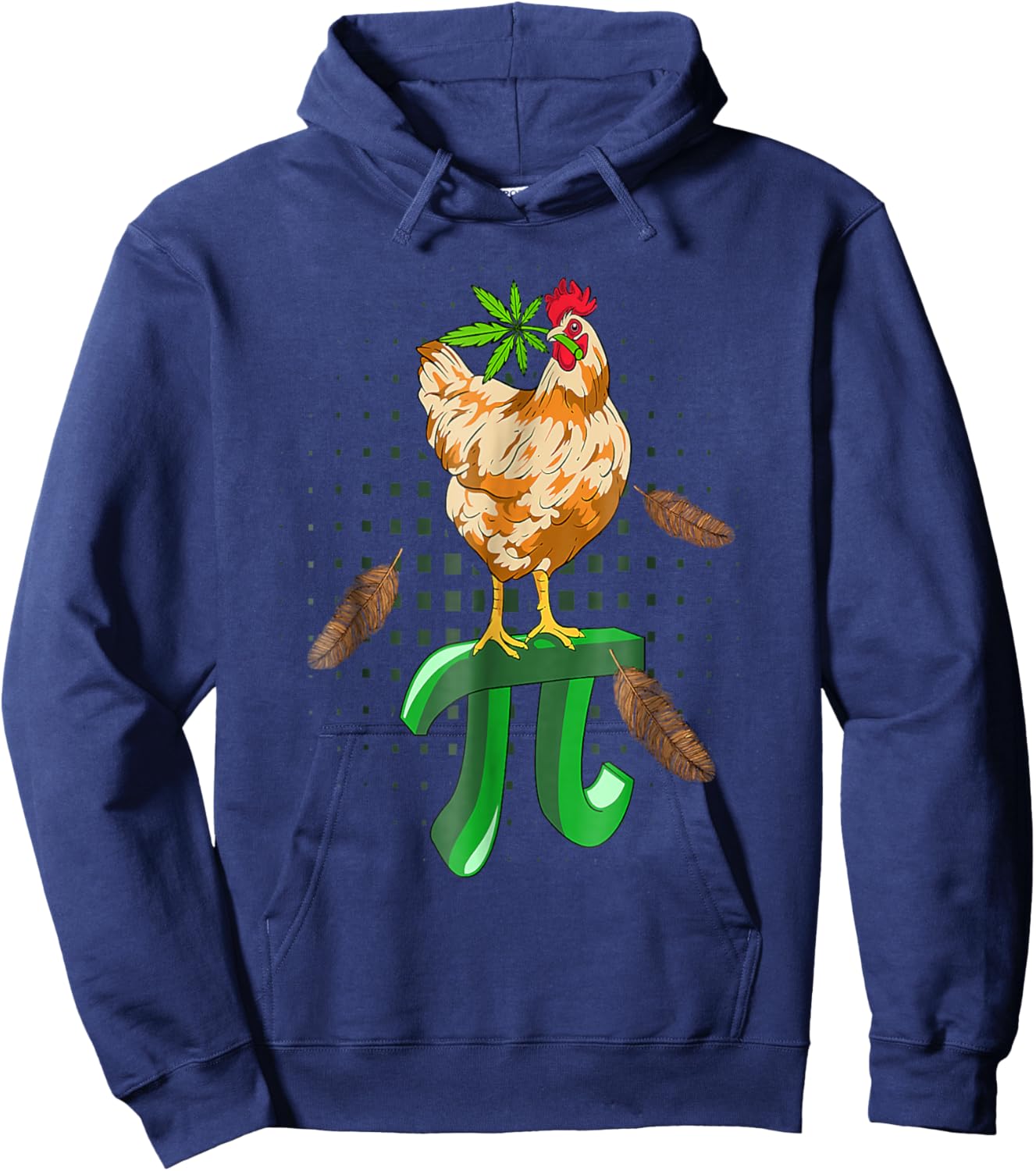 Chicken Pot Pie Cannabis Hoodie - Hoodie | Navy