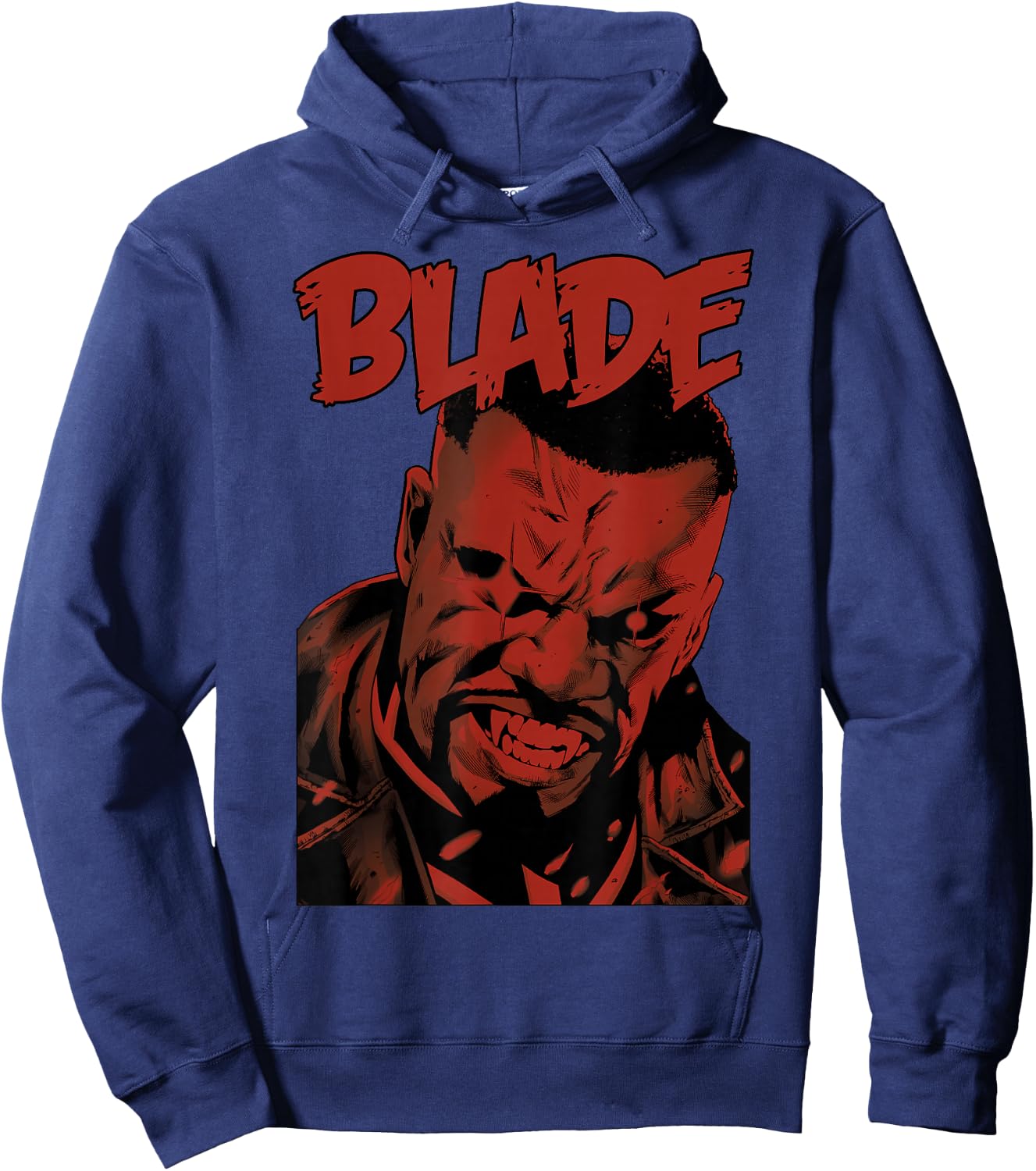 Marvel Blade Red Portrait Hoodie - Hoodie | Navy