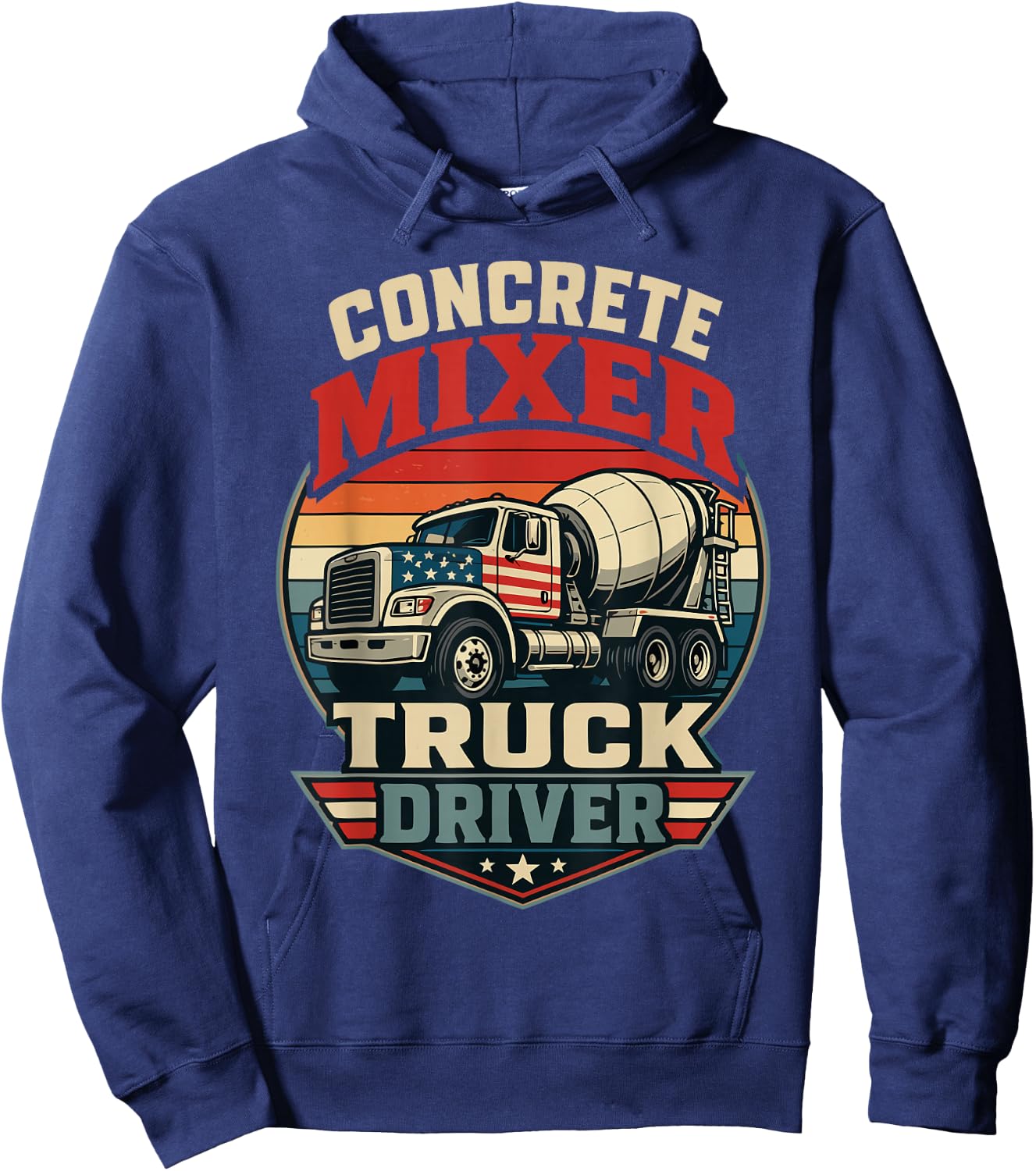 Concrete Mixer Truck Driver Hoodie - Hoodie | Navy