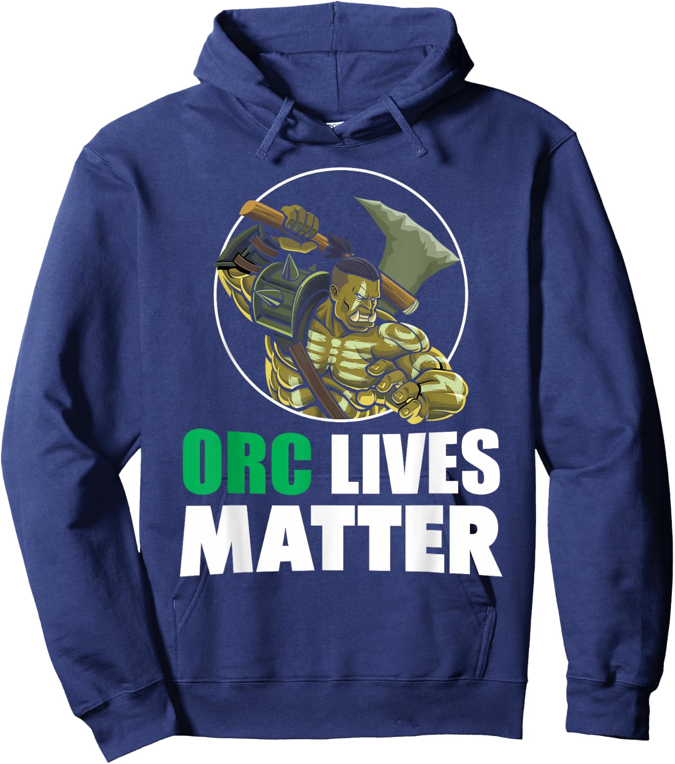 Ork Gift Ugly Orc Hoodie - Hoodie | Navy