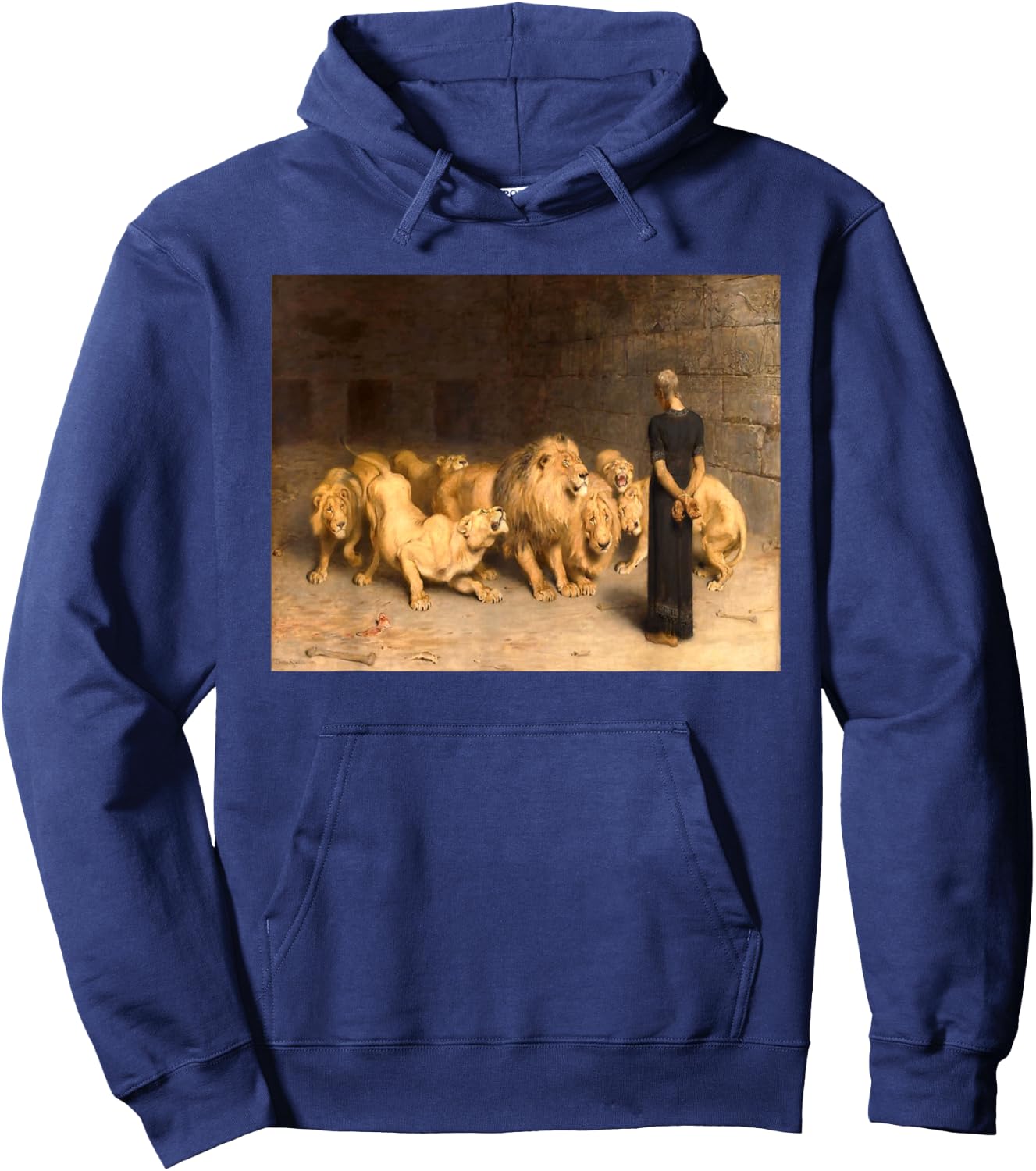 Daniel In The Lions Den Hoodie - Hoodie | Navy