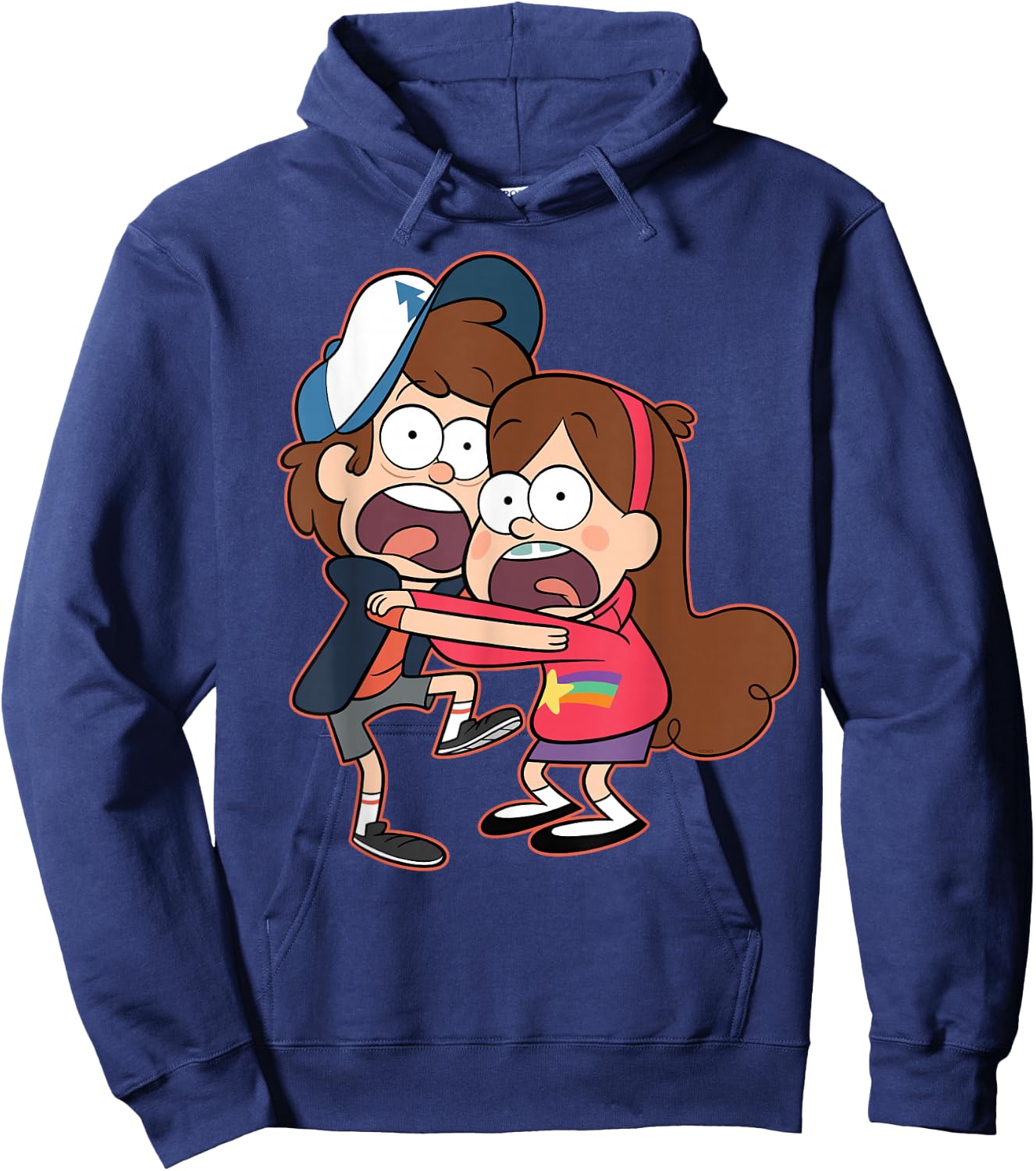 Disney Gravity Falls Dipper and Mabel Pines Hoodie - Hoodie | Navy