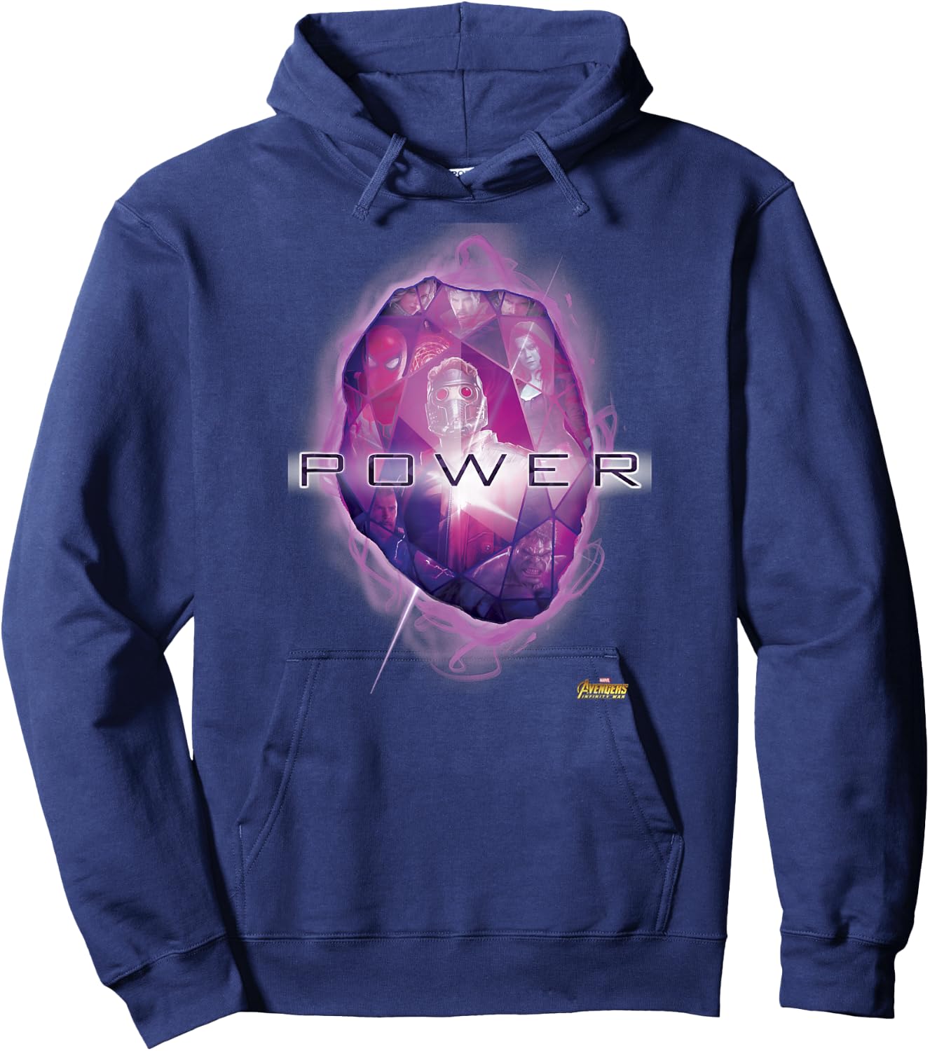 Marvel Infinity War The Power Stone Graphic Hoodie - Hoodie | Navy