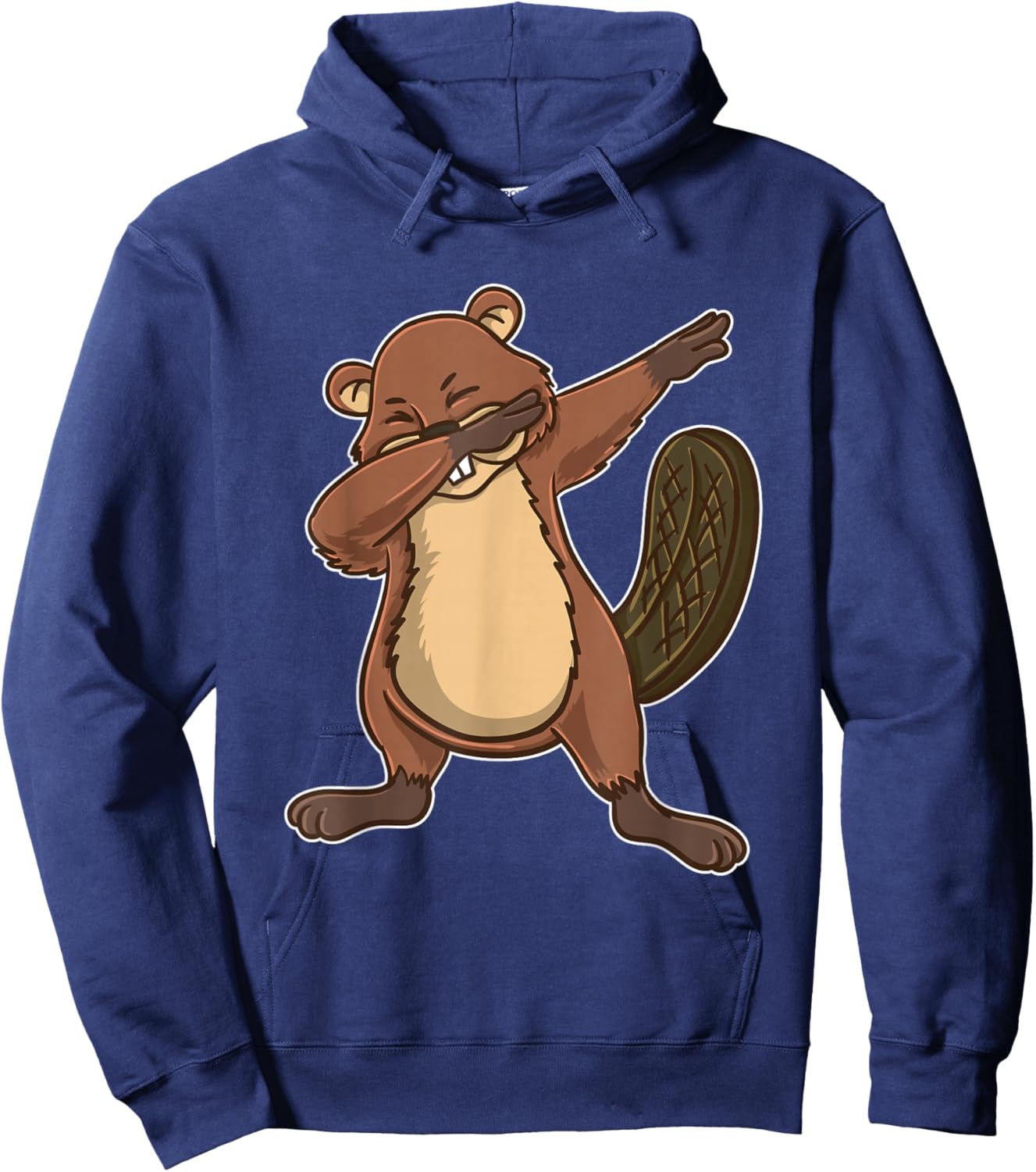 Dabbing Beaver Hoodie - Hoodie | Navy