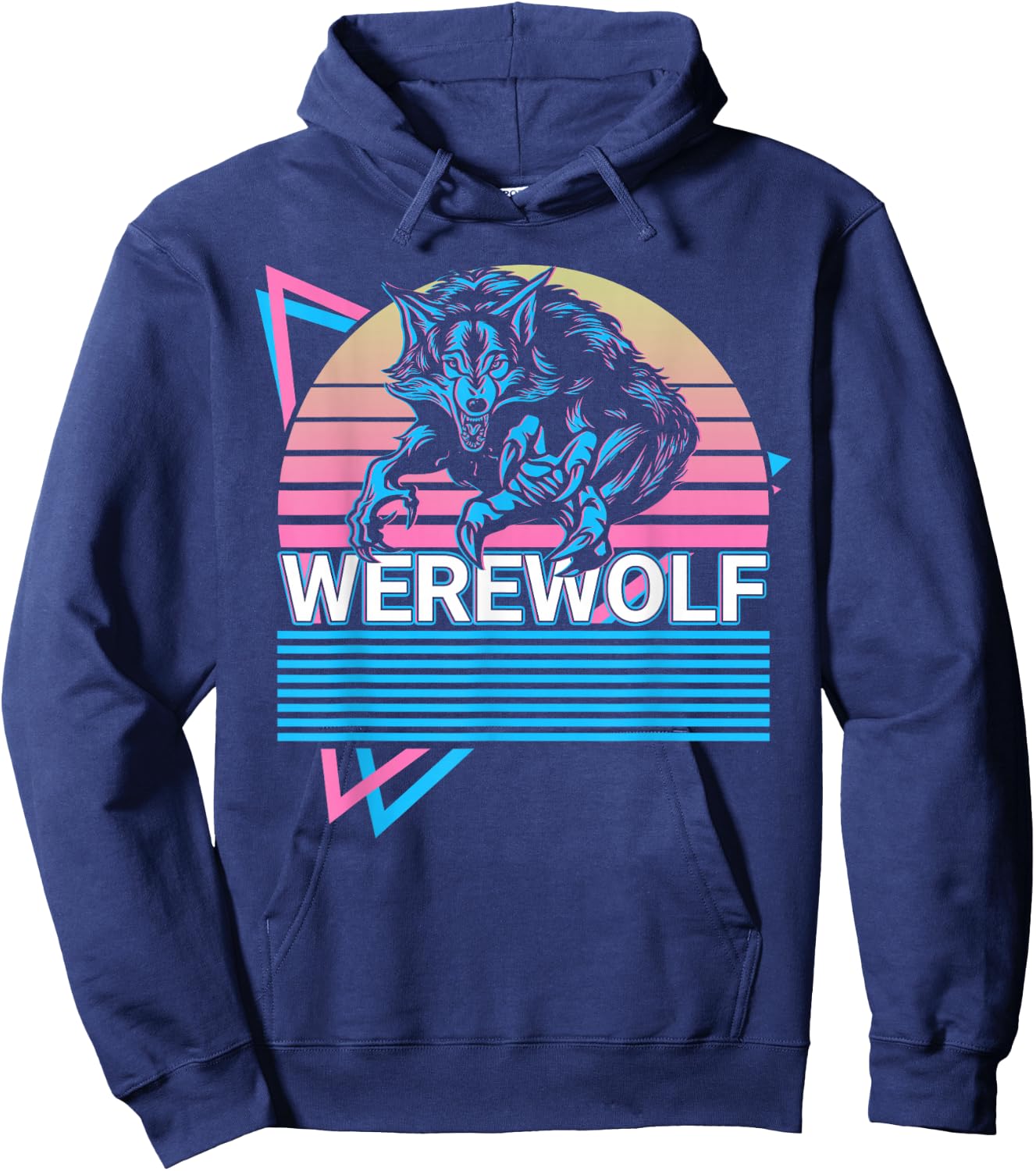 Werewolf Lycan Wolf Lycanthrope Hoodie - Hoodie | Navy