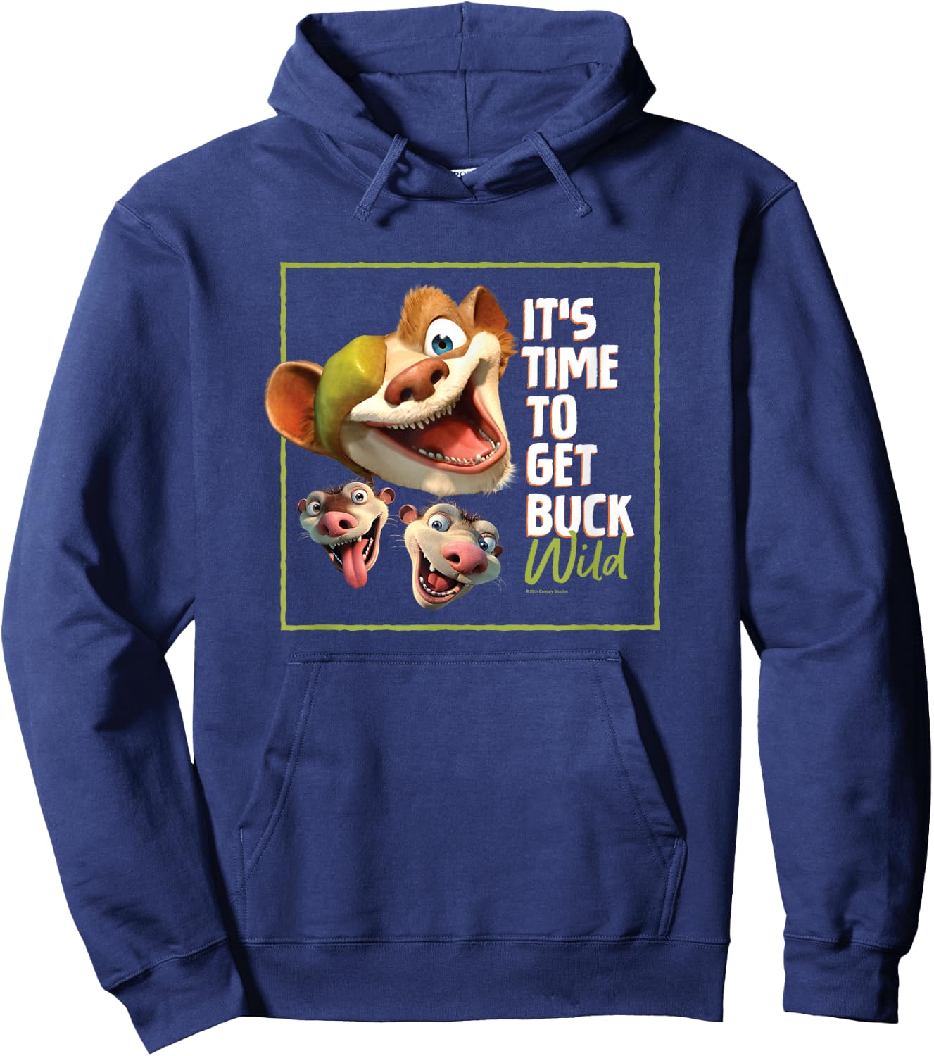 The Ice Age It's Time to Get Buck Wild Hoodie - Hoodie | Navy