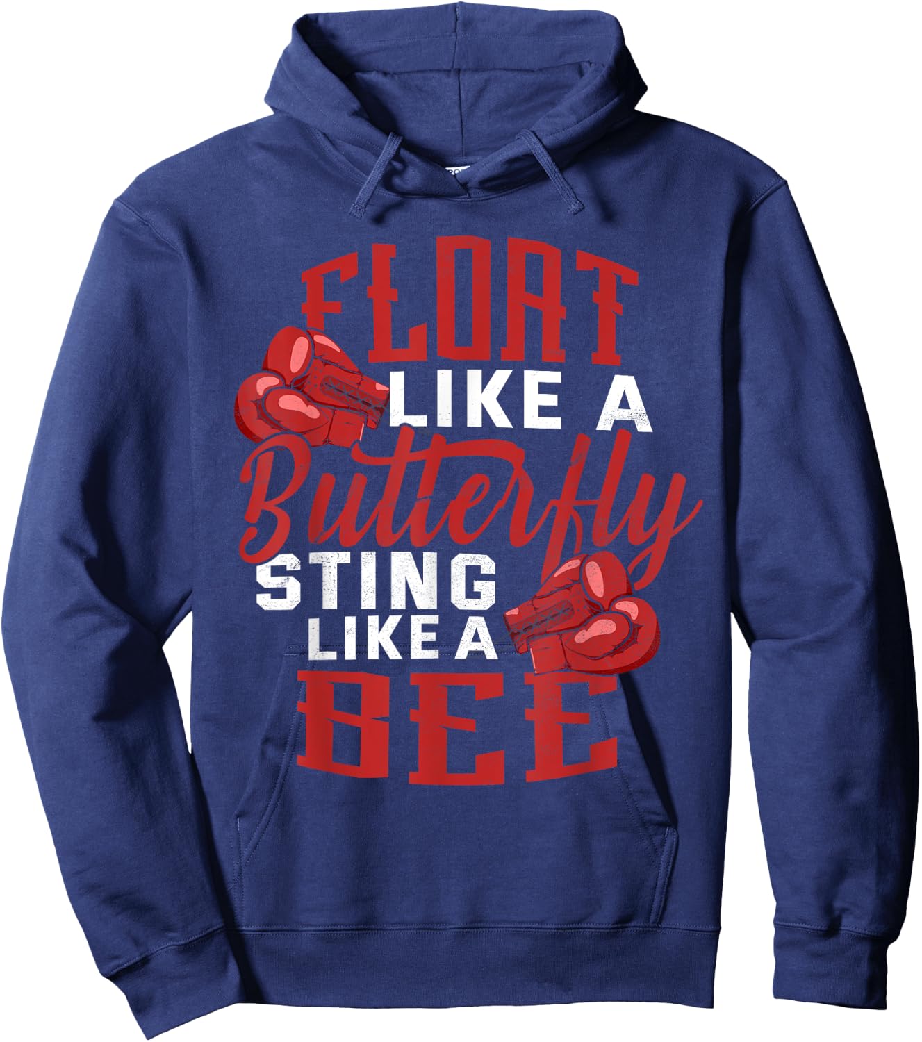 Boxing Workout Gym Boxer Champion Hoodie - Hoodie | Navy