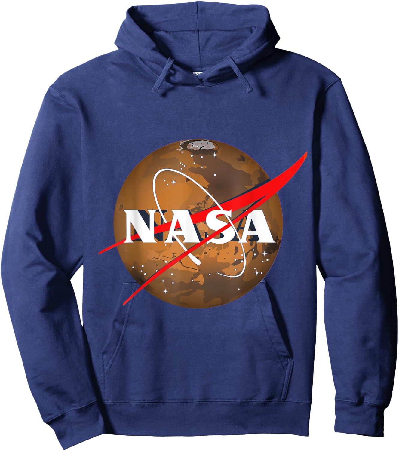 Official NASA Logo - Mars Hoodie - Hoodie | Navy