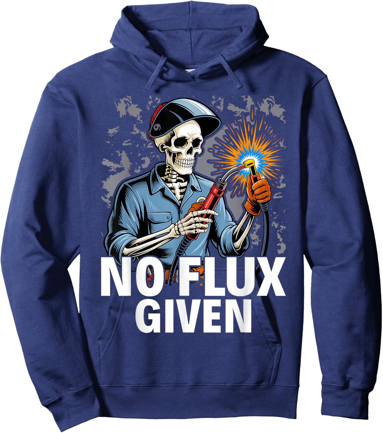 No Flux Given - Funny Welder & Welding Hoodie - Hoodie | Navy