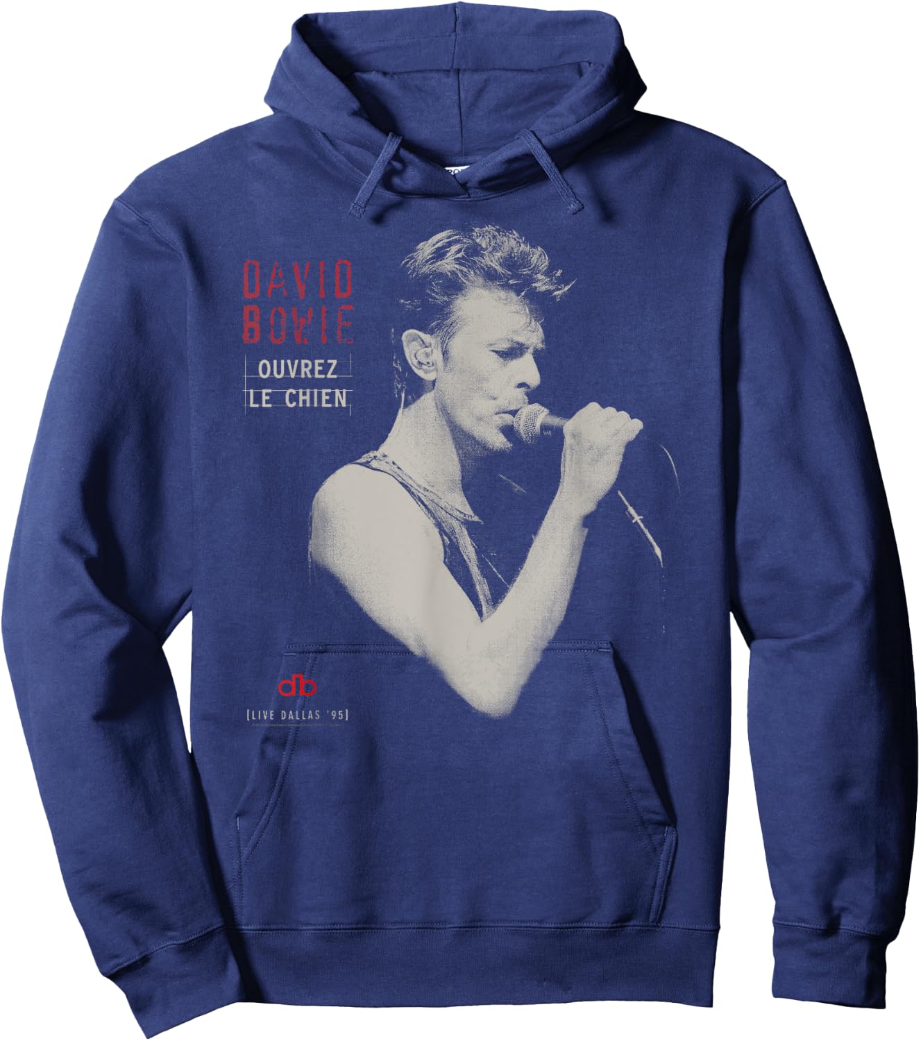David Bowie - Louvrez Le Chien Hoodie - Hoodie | Navy