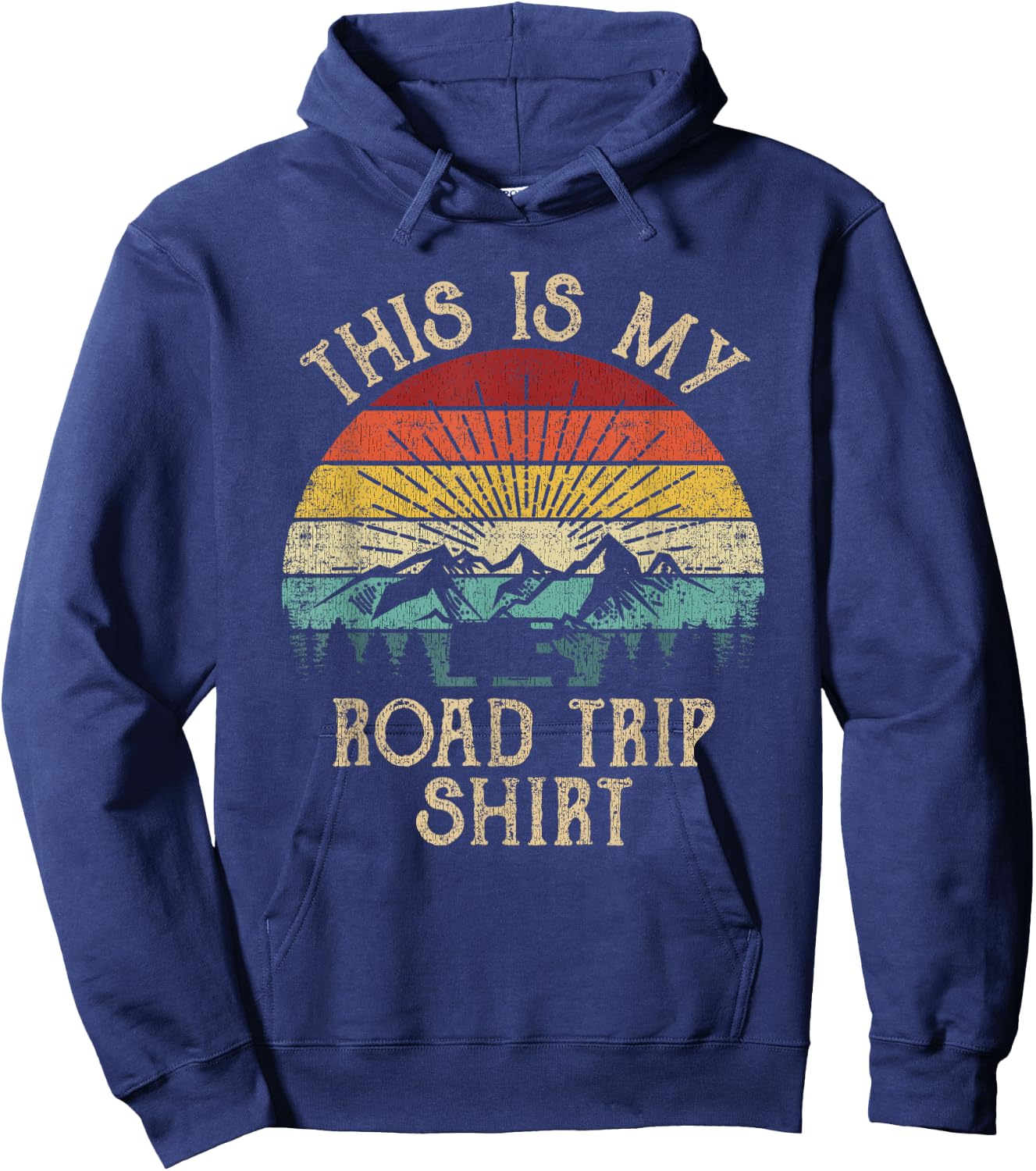 This Is My Road Trip Shirt Hoodie - Hoodie | Navy