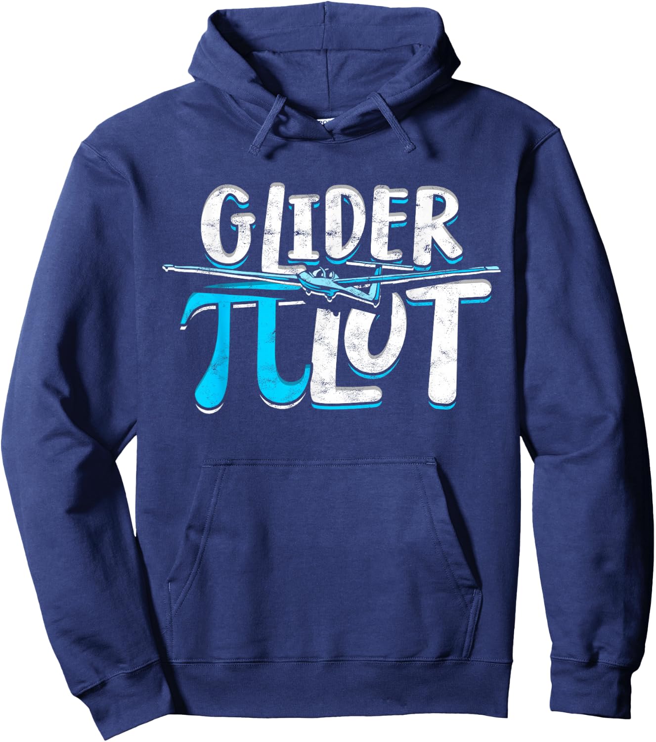 Glider Pi Lot Funny Glider Pilot Hoodie - Hoodie | Navy
