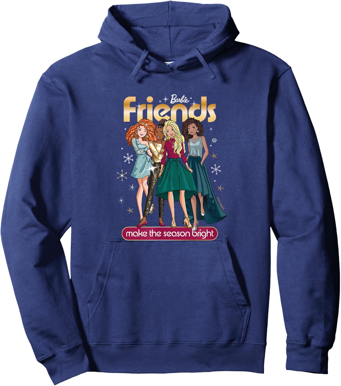 Barbie - Christmas - Friends Season Bright Hoodie - Hoodie | Navy