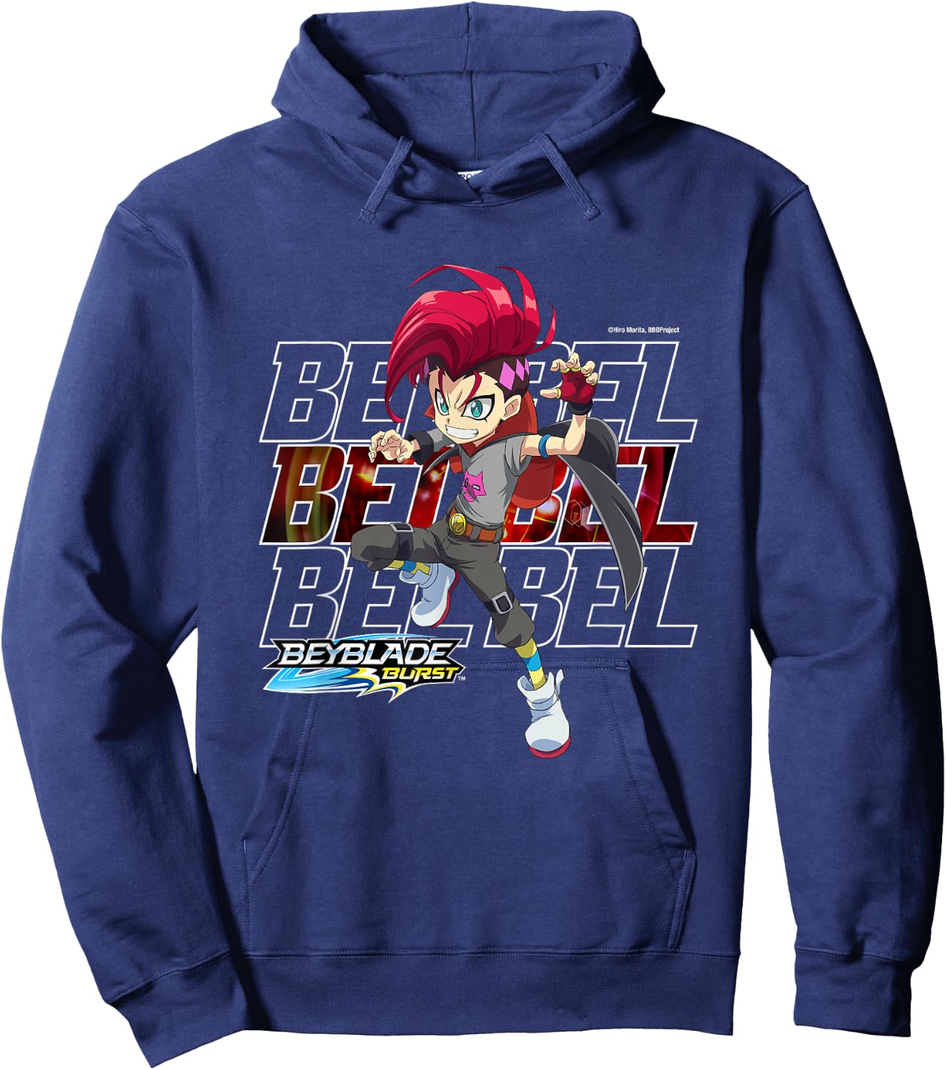 Beyblade Burst Quaddrive Bel Hoodie - Hoodie | Navy