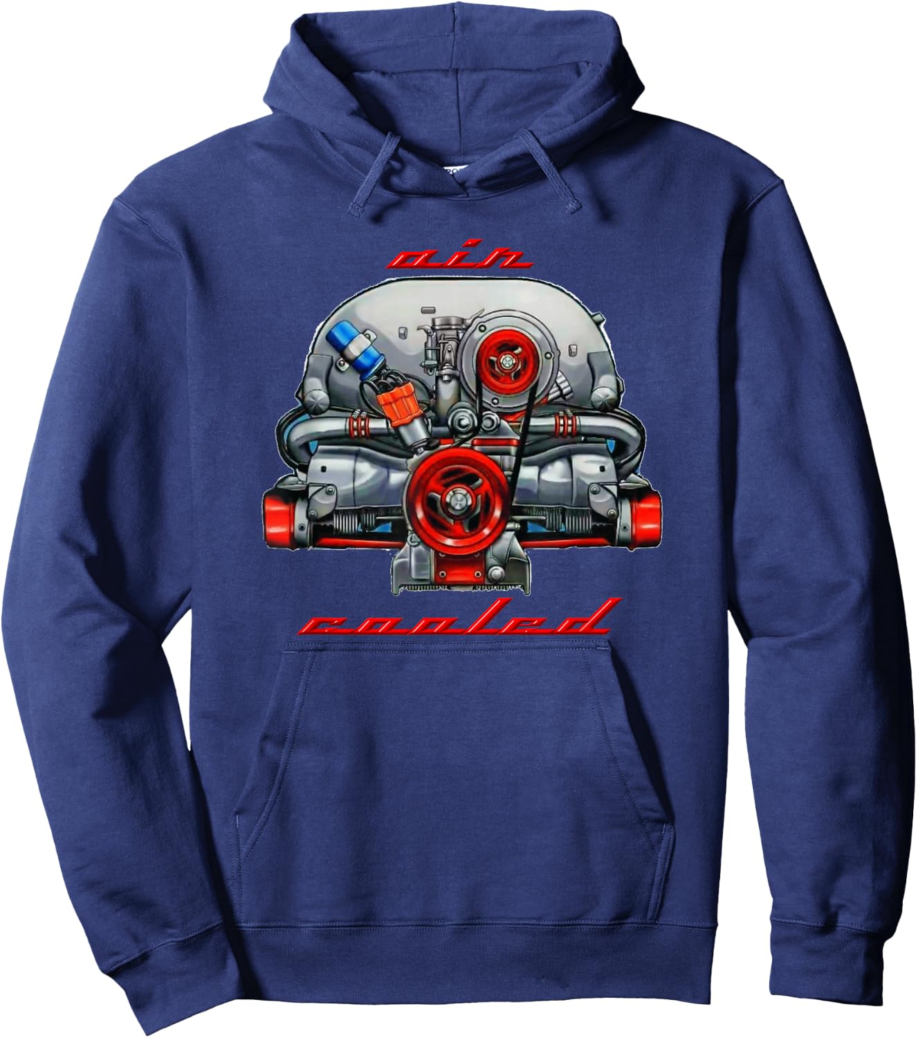 Boxer motor with air cooled Hoodie - Hoodie | Navy