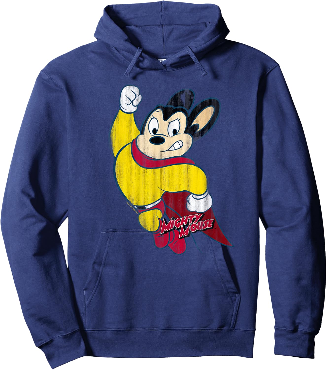 Mighty Mouse Classic Hero Hoodie - Hoodie | Navy